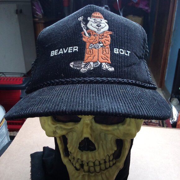 Vintage Vintage Beaver Bolt Corduroy Snap Back Rope Hat Cap Size ONE SIZE - 1 Thumbnail