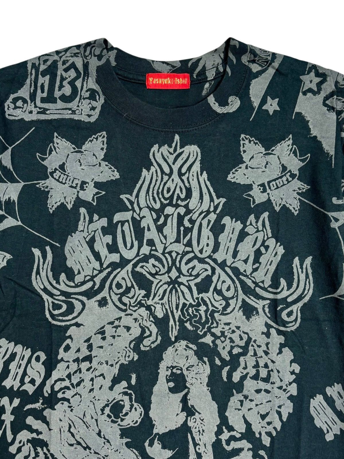 Yasuyuki Ishii Archive Yasuyuki Ishii - Rabbit Fighter Velour Print Tee Size US M / EU 48-50 / 2 - 3 Thumbnail
