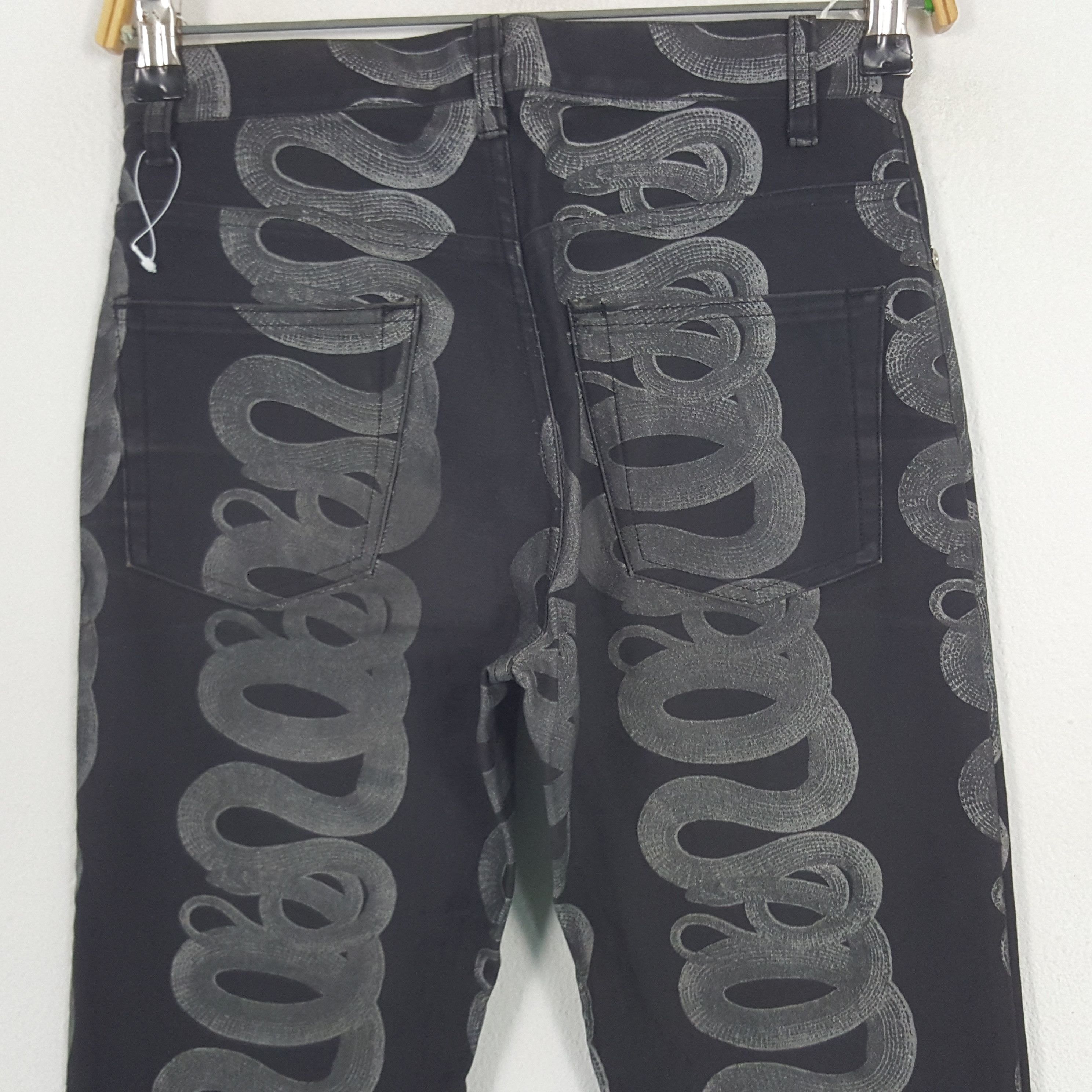 Hysteric Glamour × Japanese Brand × Vintage Vintage Hysteric Glamour Snake Art Japanese Denim Jeans Size 25" / US 0 / IT 36 - 5 Thumbnail