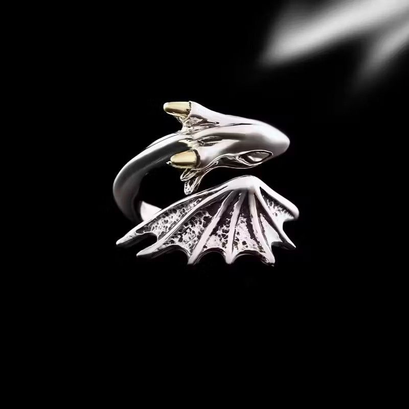Jewelry × Vintage Flying Dragon Rings Size ONE SIZE - 1 Thumbnail