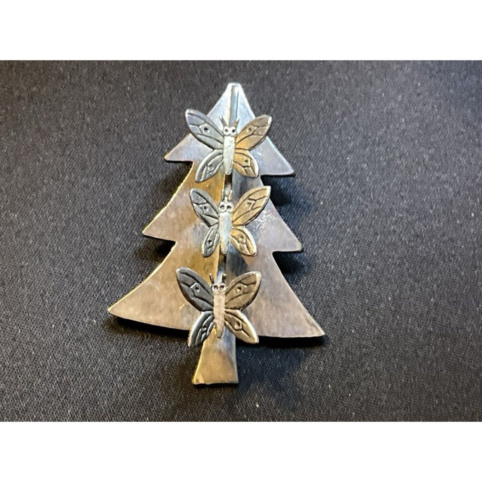 Other Emilia Castillo Vintage Stainless Scarf Clip Christmas Tree Size ONE SIZE - 6 Thumbnail