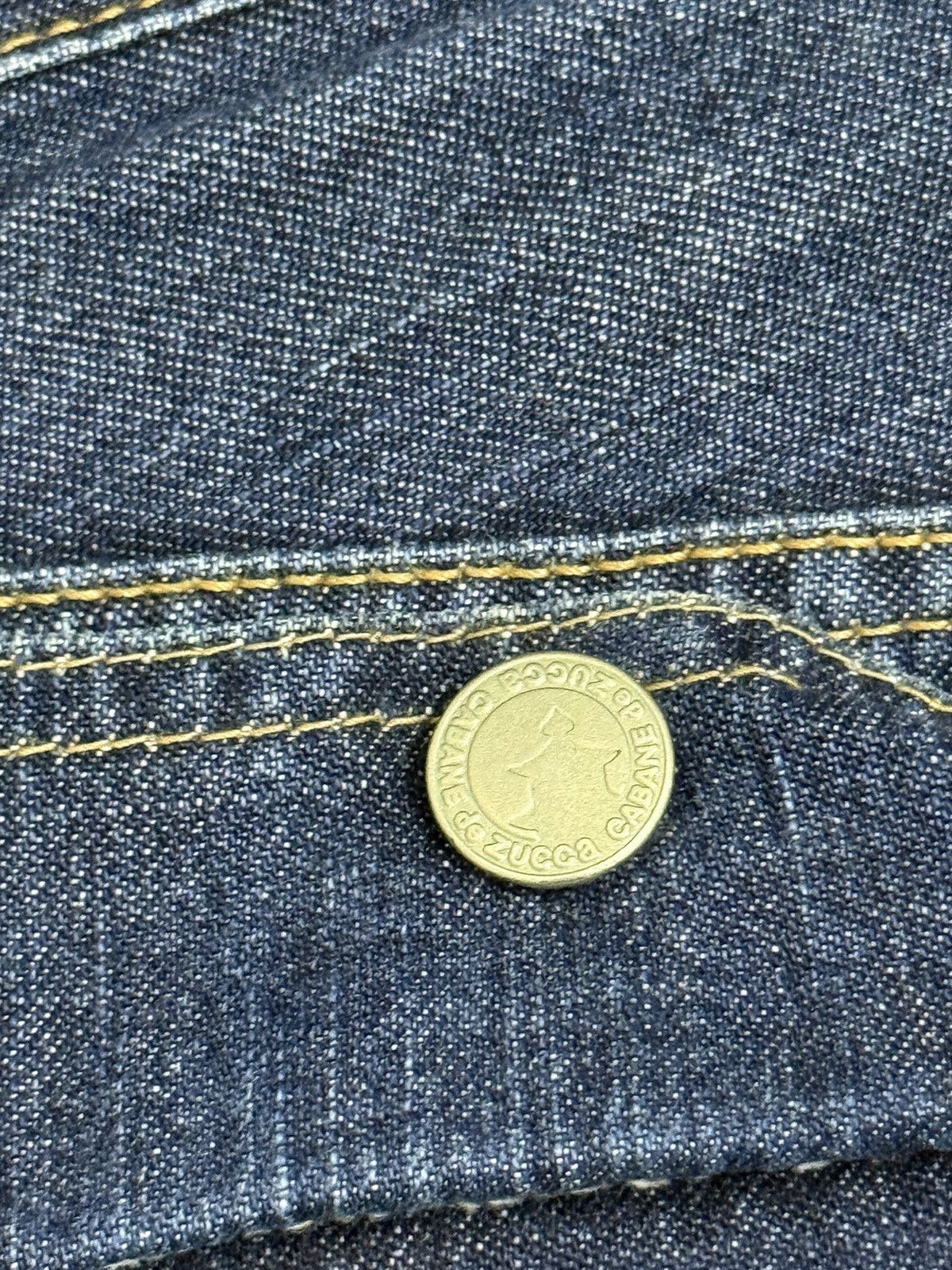 Hysteric Glamour CABANE DE ZUCCA BY ISSEY MIYAKE DENIM PANTS Size US 32 / EU 48 - 6 Thumbnail