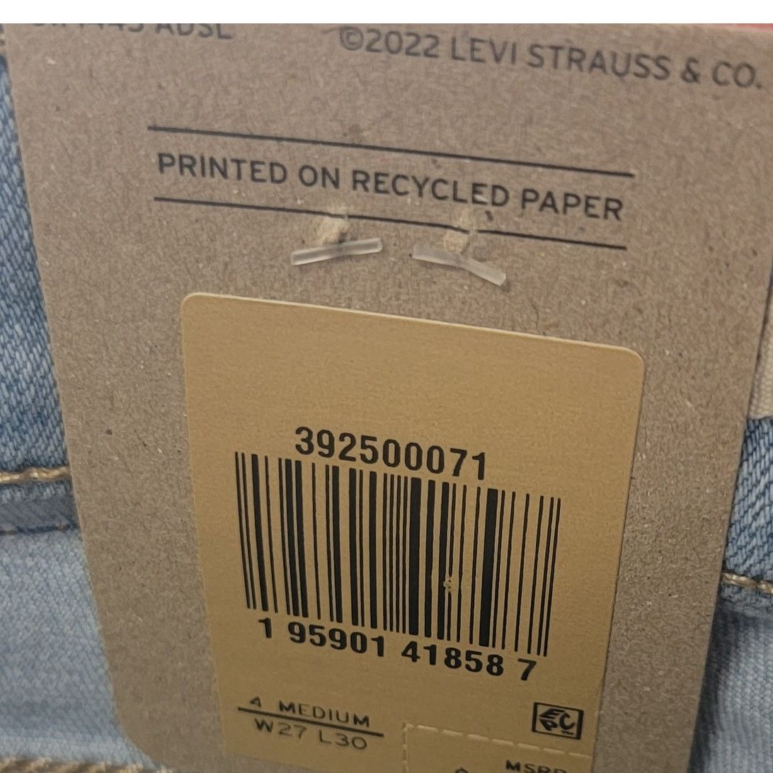 Levi's Levi's Light Wash Classic Straight Jeans Size 4 Size 27" / US 4 / IT 40 - 4 Thumbnail