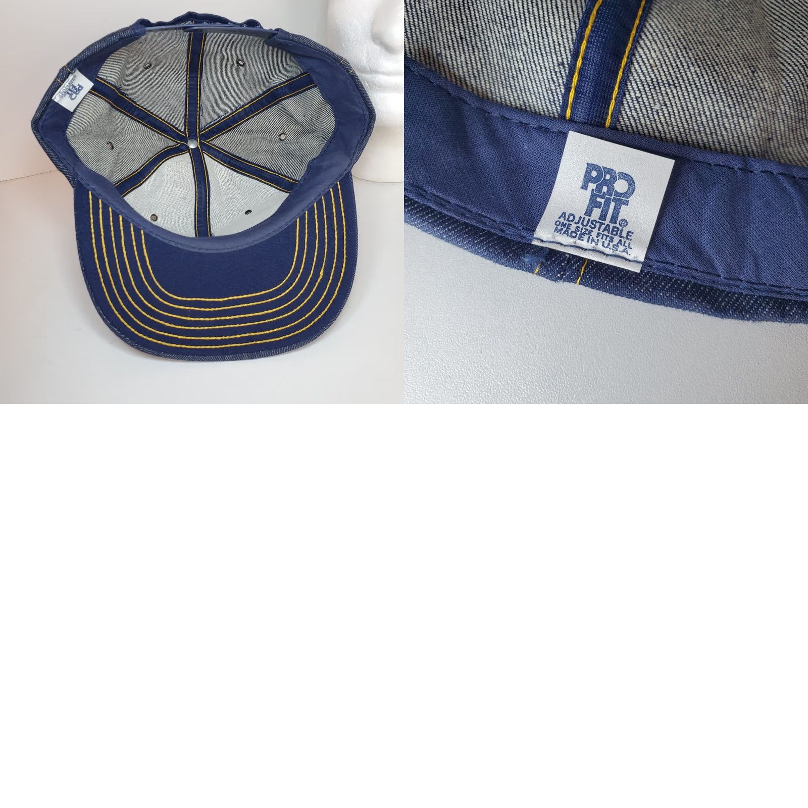 Vintage VINTAGE pro fit Trucker Hat Men One Size Denim Blue Adjustable 80s Farm Supply Tacoma WA USA Size ONE SIZE - 8 Thumbnail