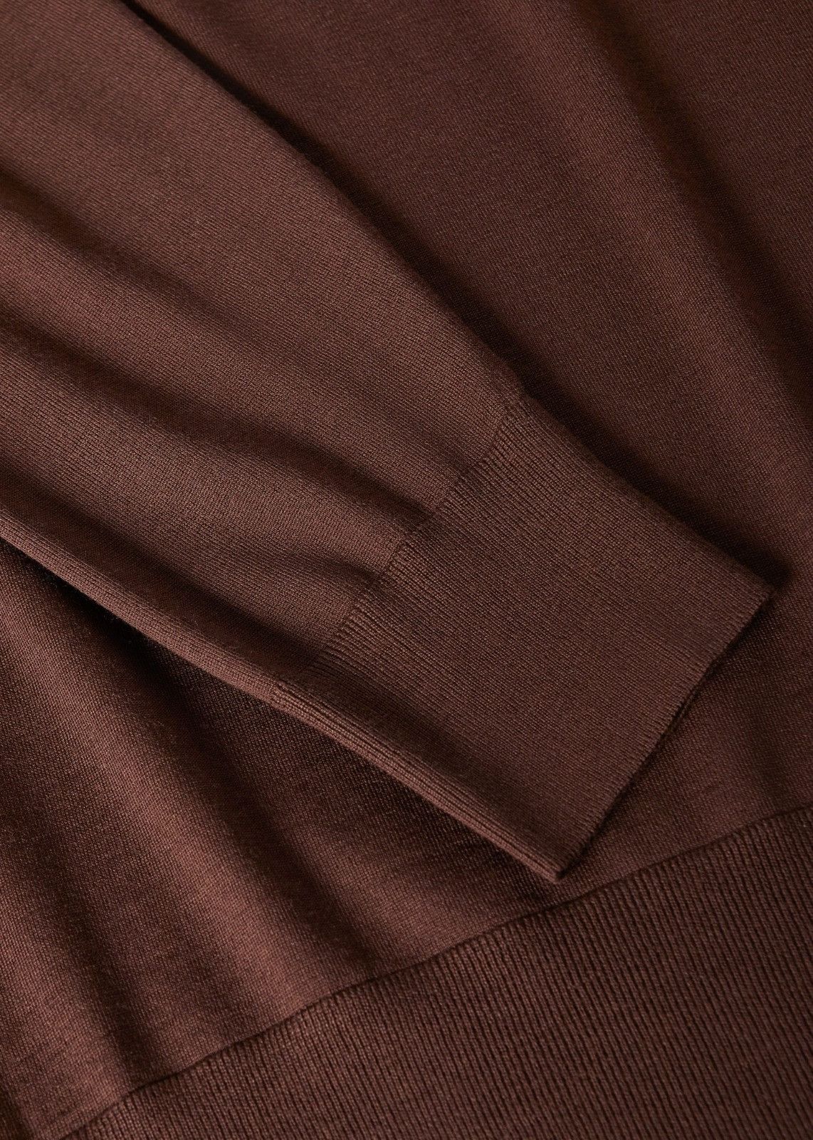 Loro Piana o1srvl11e1224 Wool Polo Shirt in Brown Size US L / EU 52-54 / 3 - 4 Thumbnail