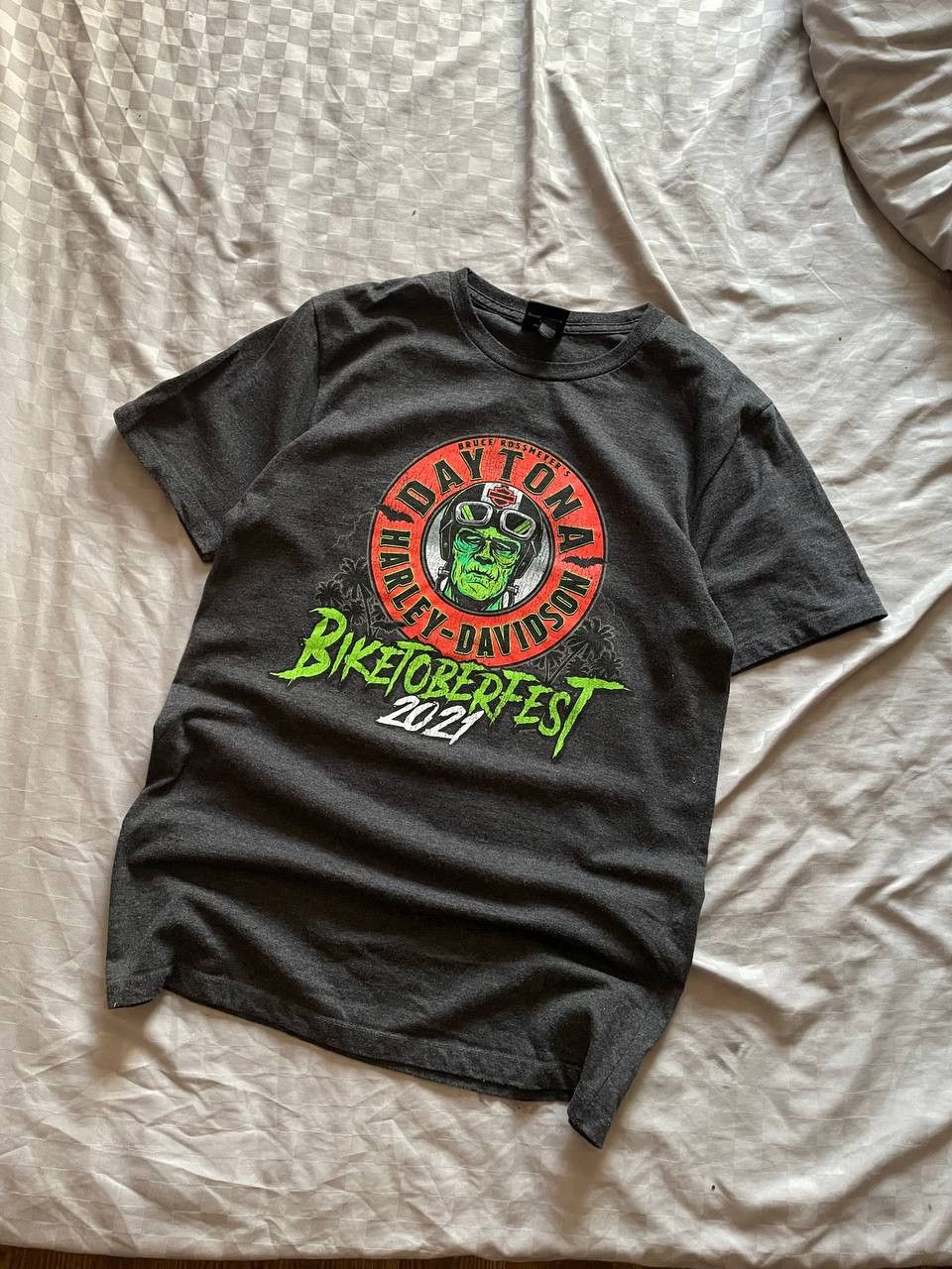 Harley Davidson Vintage HARLEY DAVIDSON Tee Graphic T Shirt Size US M / EU 48-50 / 2 - 1 Thumbnail