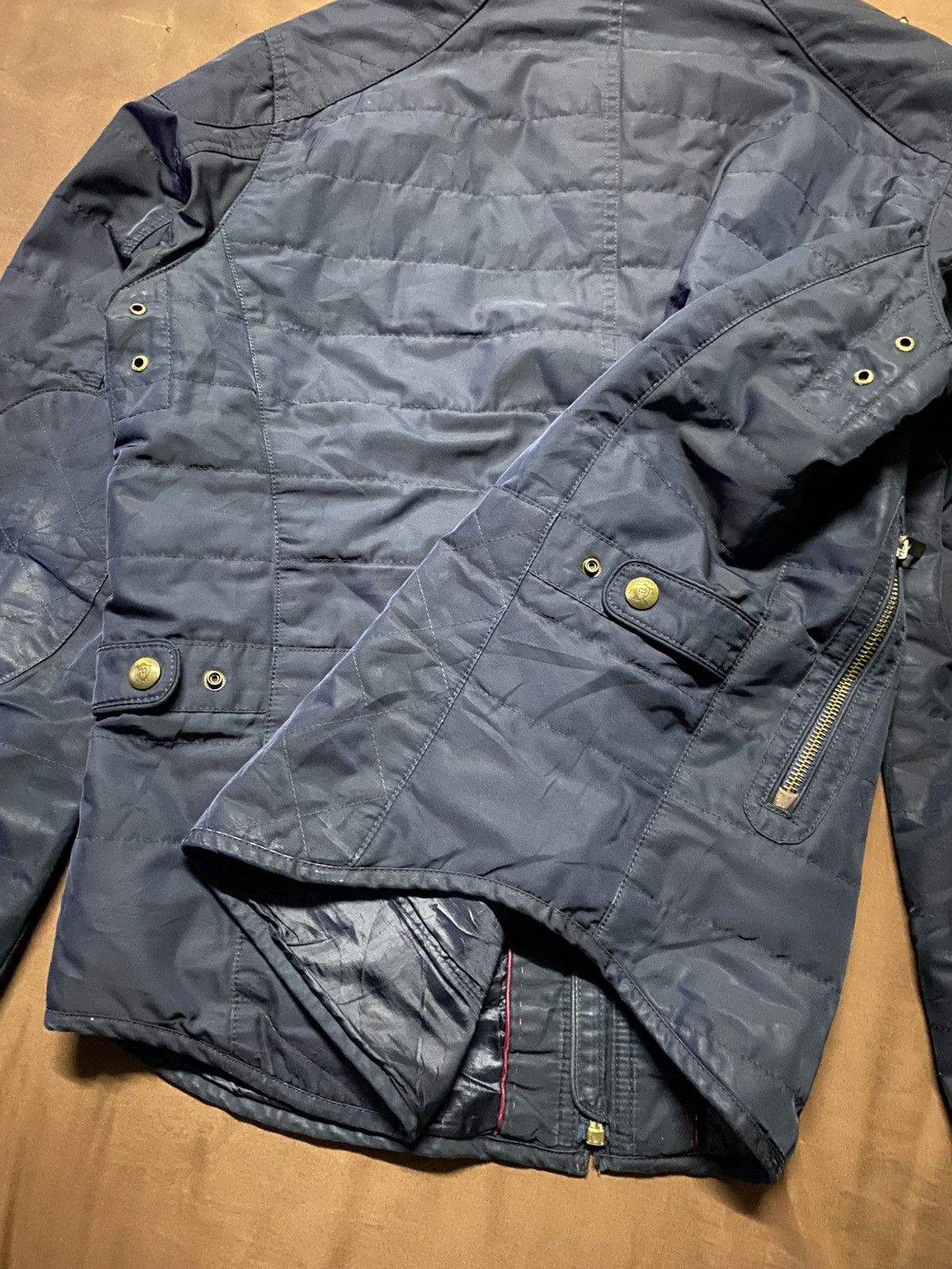 Massimo Dutti Massimo Dutti Navy Quilted Jacket Size US M / EU 48-50 / 2 - 4 Thumbnail