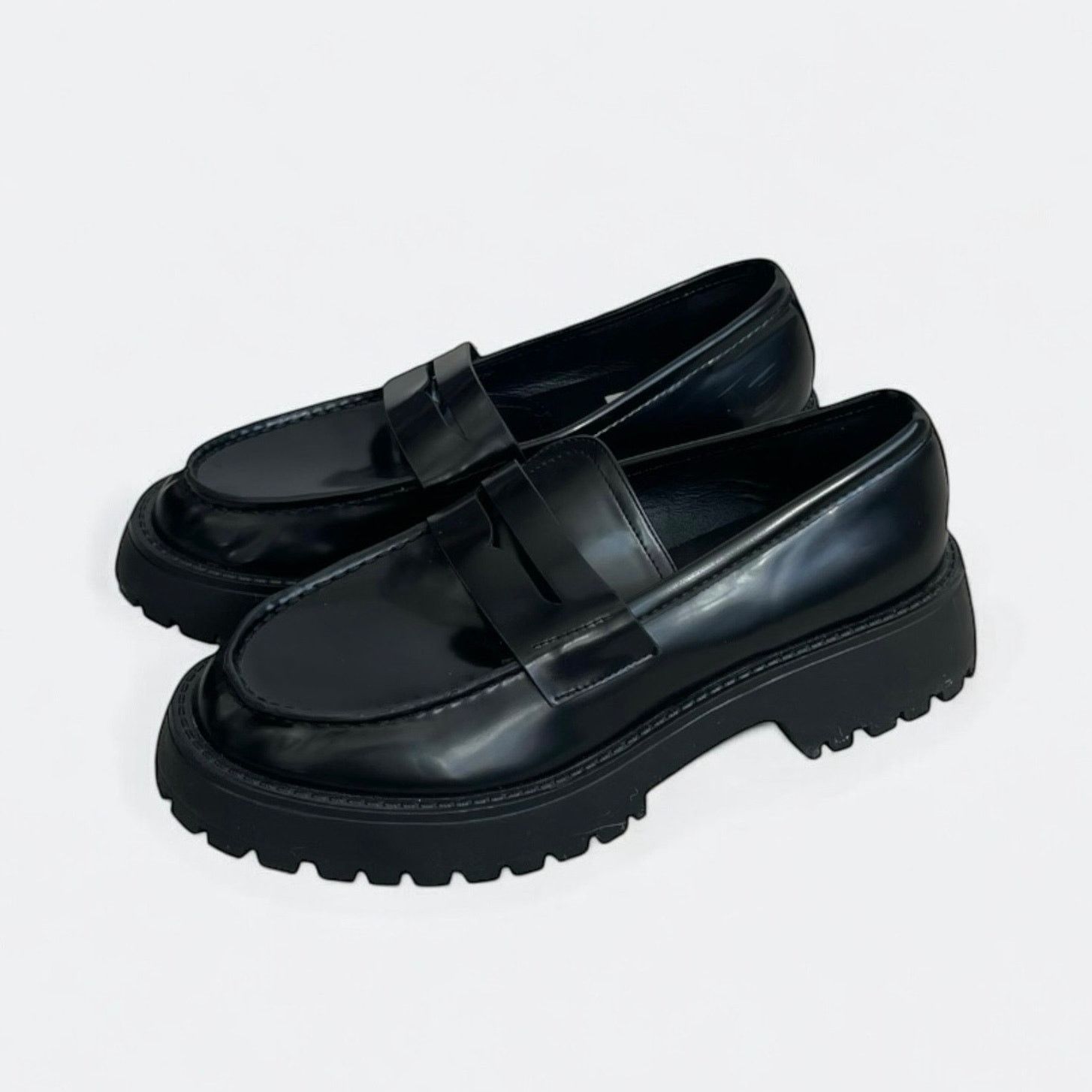 Madden NYC Madden Girl Black Faux Leather Platform Mary Jane Mule Shoess Shoes, Women's (Size 7.5)