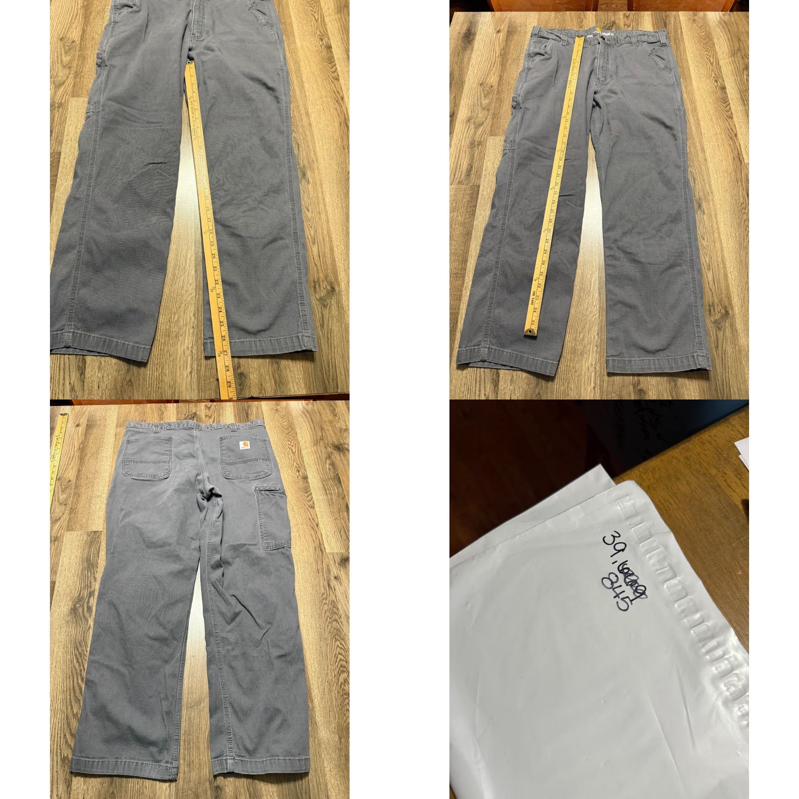 Carhartt Carhartt Jeans Men 38x30 Gray Denim Khakis Relaxed Straight Leg 5-Pocket Vintage No Size US 36 / EU 52 - 8 Thumbnail