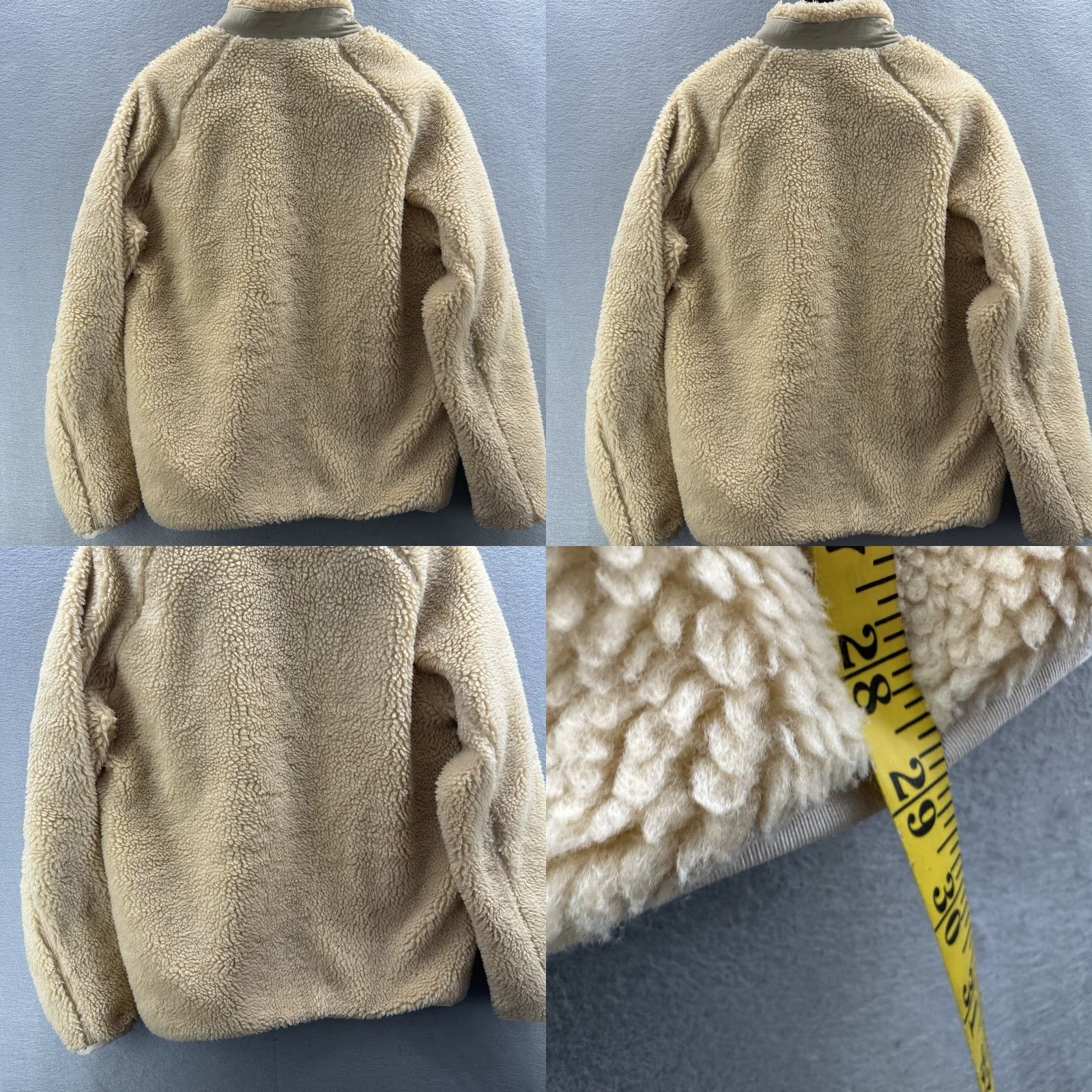 Everlane Everlane ReNew Fleece Jacket Womens M Full Zip Faux Shearling Fleece Teddy Bear - Beige - XS-XXL? Size M / US 6-8 / IT 42-44 - 9 Thumbnail