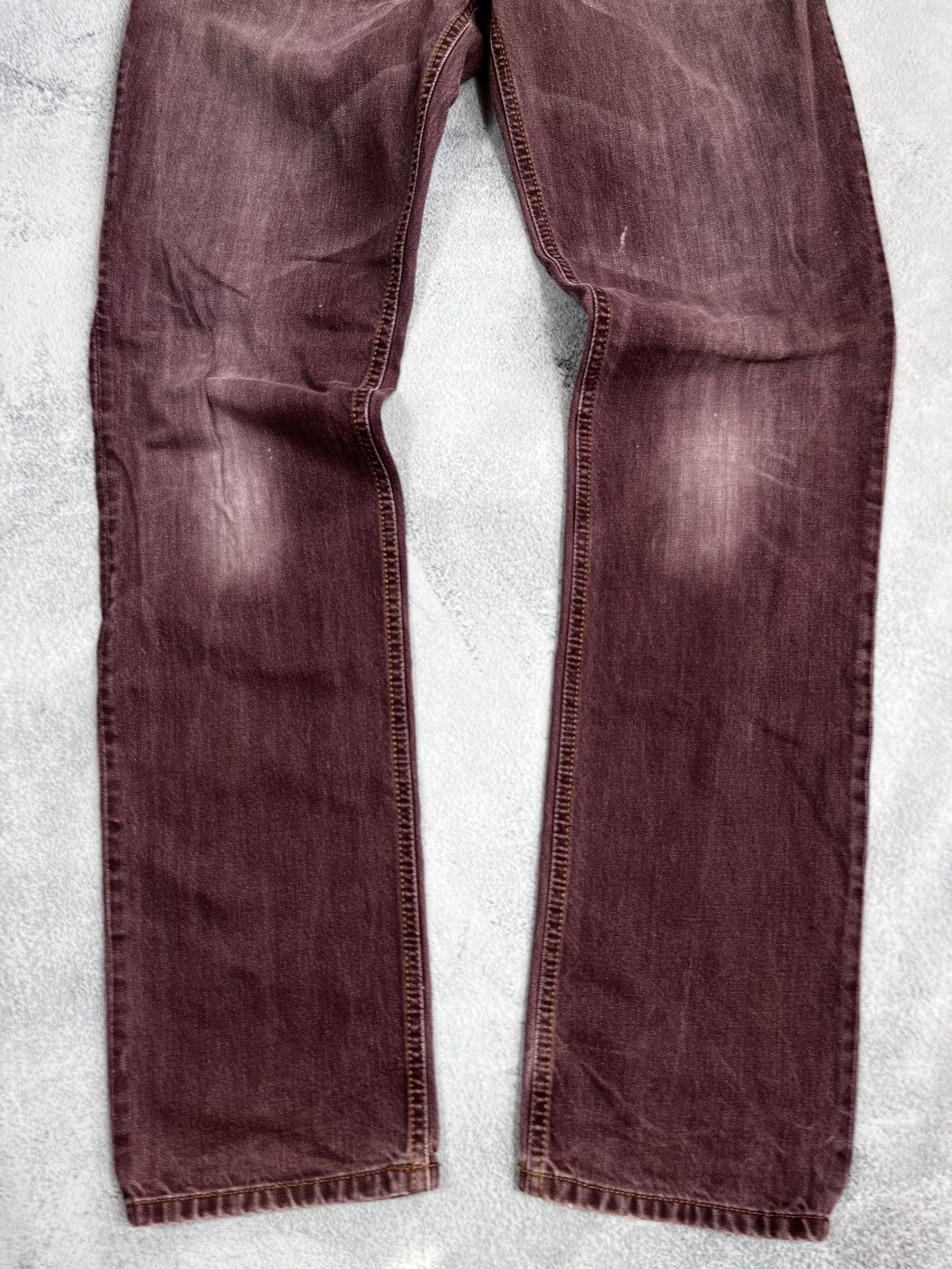 Japanese Brand × Vintage Vintage Y2K washed faded denim jeans streetwear size 34 Size US 34 / EU 50 - 5 Thumbnail