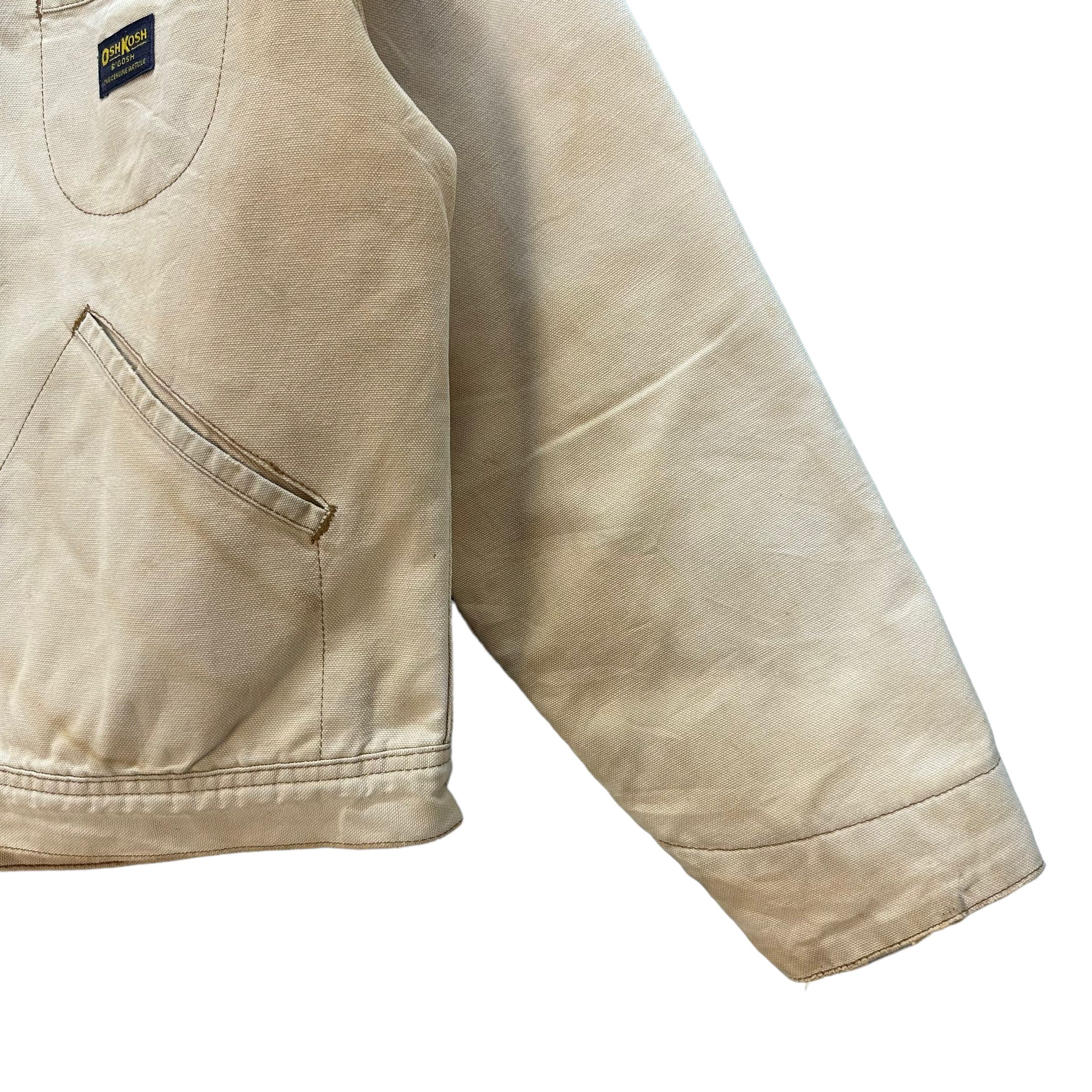 Oshkosh VINTAGE 80's TRASHED OSHKOSH WORK CHORE JACKET #8293-002 Size US L / EU 52-54 / 3 - 6 Thumbnail