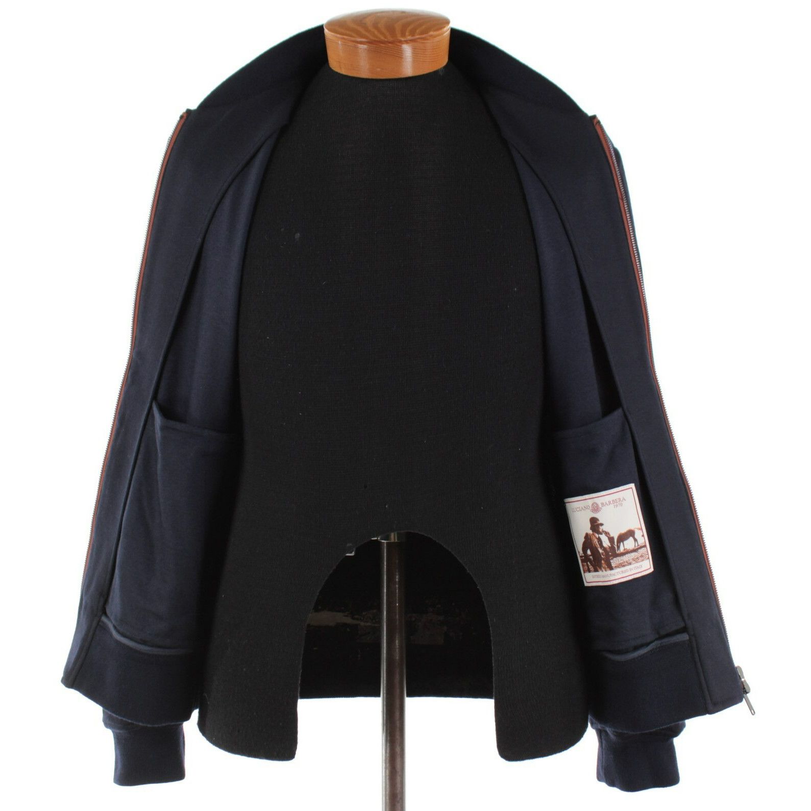Luciano Barbera Luciano Barbera Jacket Size M US In Blue Wool Blend Size US M / EU 48-50 / 2 - 6 Thumbnail