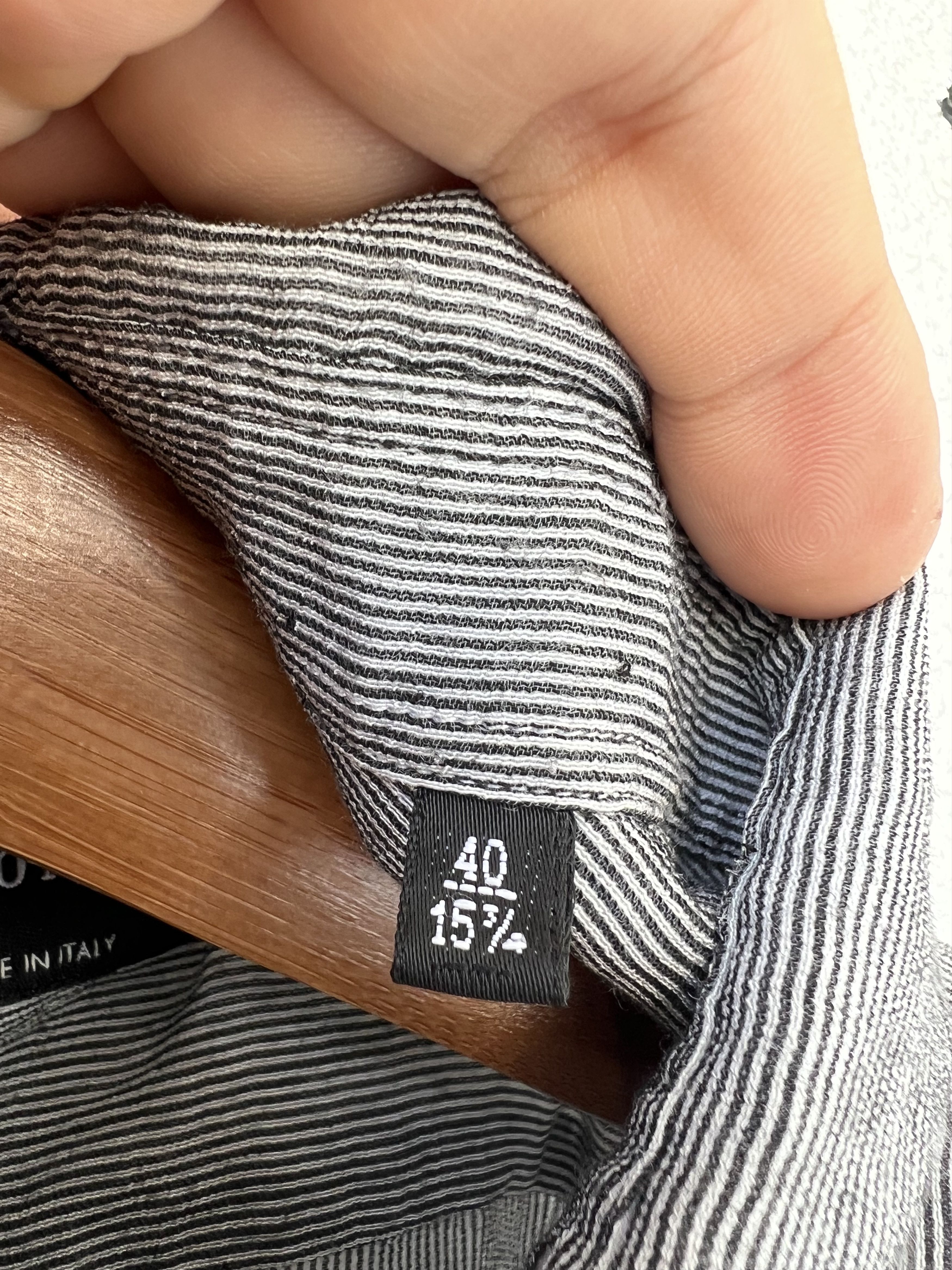 Giorgio Armani Giorgio Armani Shirt 15 3/4 Size US L / EU 52-54 / 3 - 4 Thumbnail