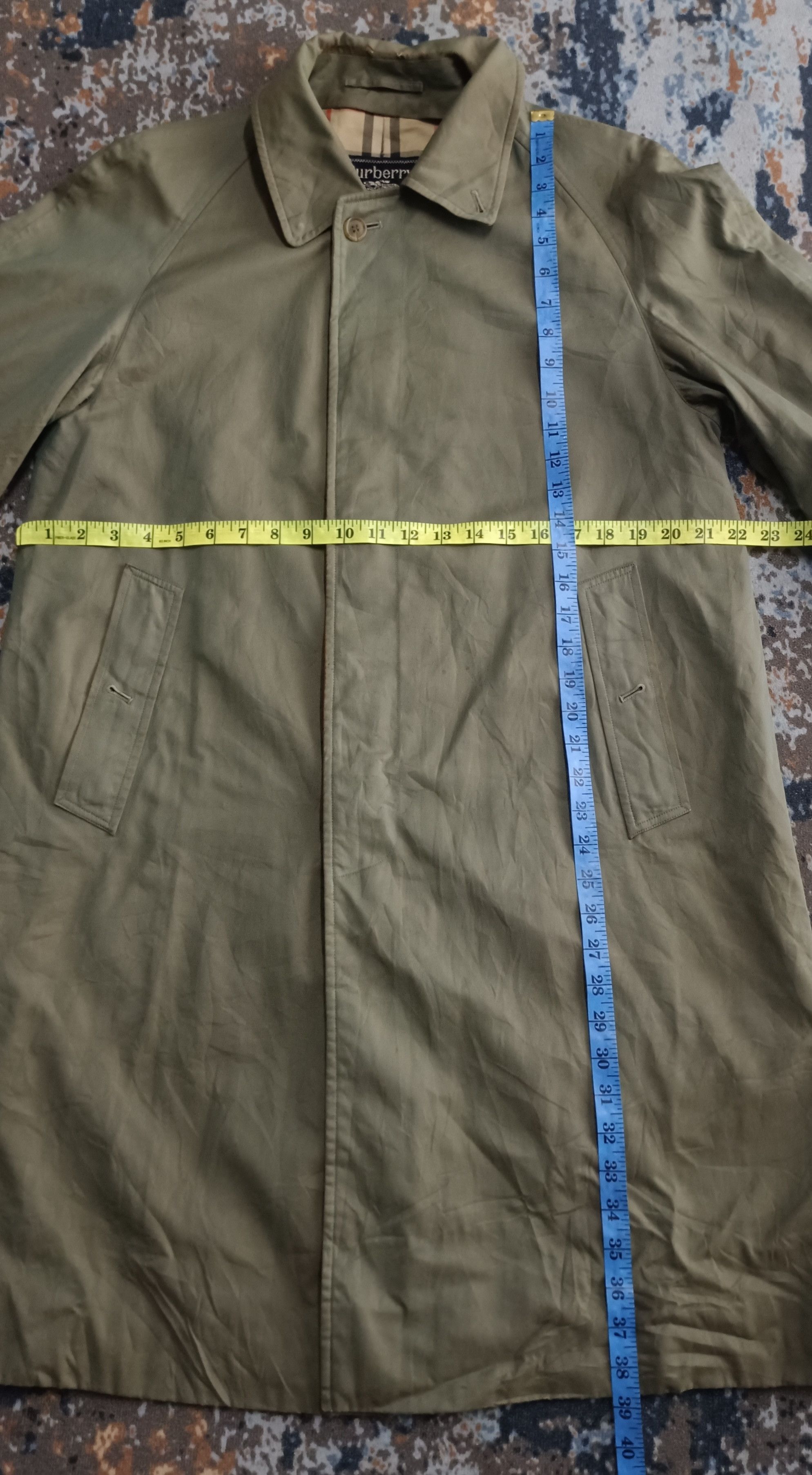 Burberry Vintage 90s💥Burberry Nova Check Trench Coat Size US M / EU 48-50 / 2 - 21 Thumbnail