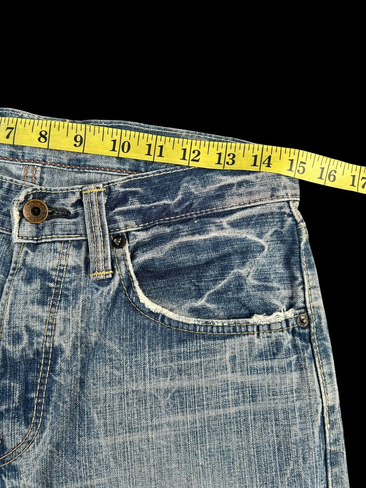 Kapital Vintage Edwin 505BXX Selvedge Japanese Brand Denim Jeans Size US 30 / EU 46 - 15 Thumbnail