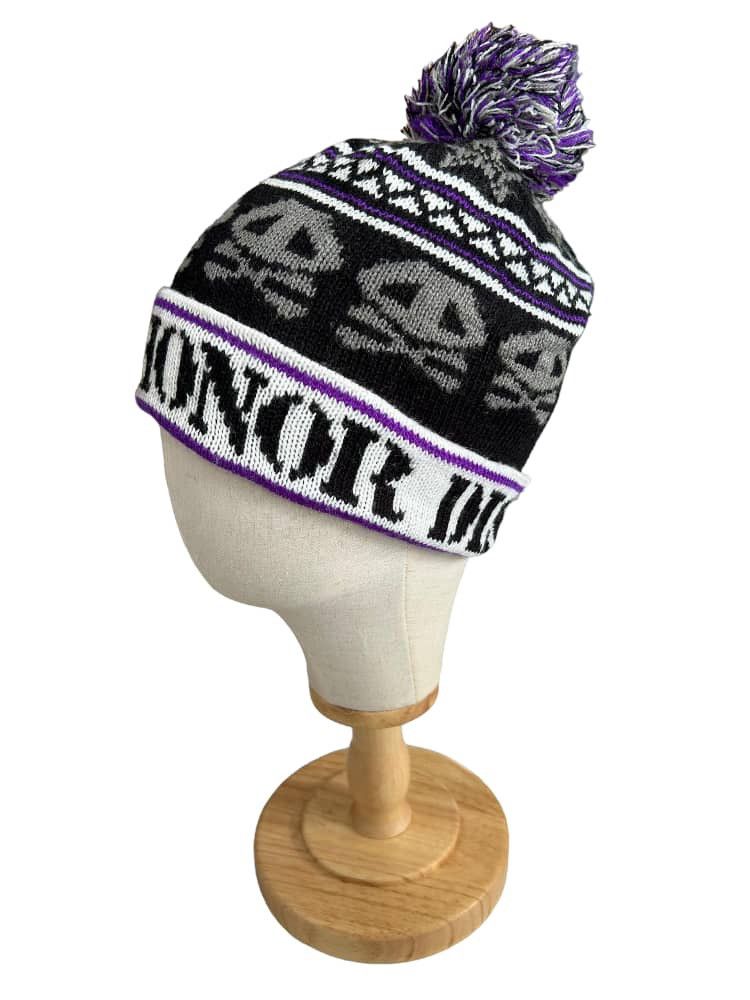 14th Addiction Dishonor Skull Punk Bondage Beanie Hats ☠️☠️ Size ONE SIZE - 1 Thumbnail