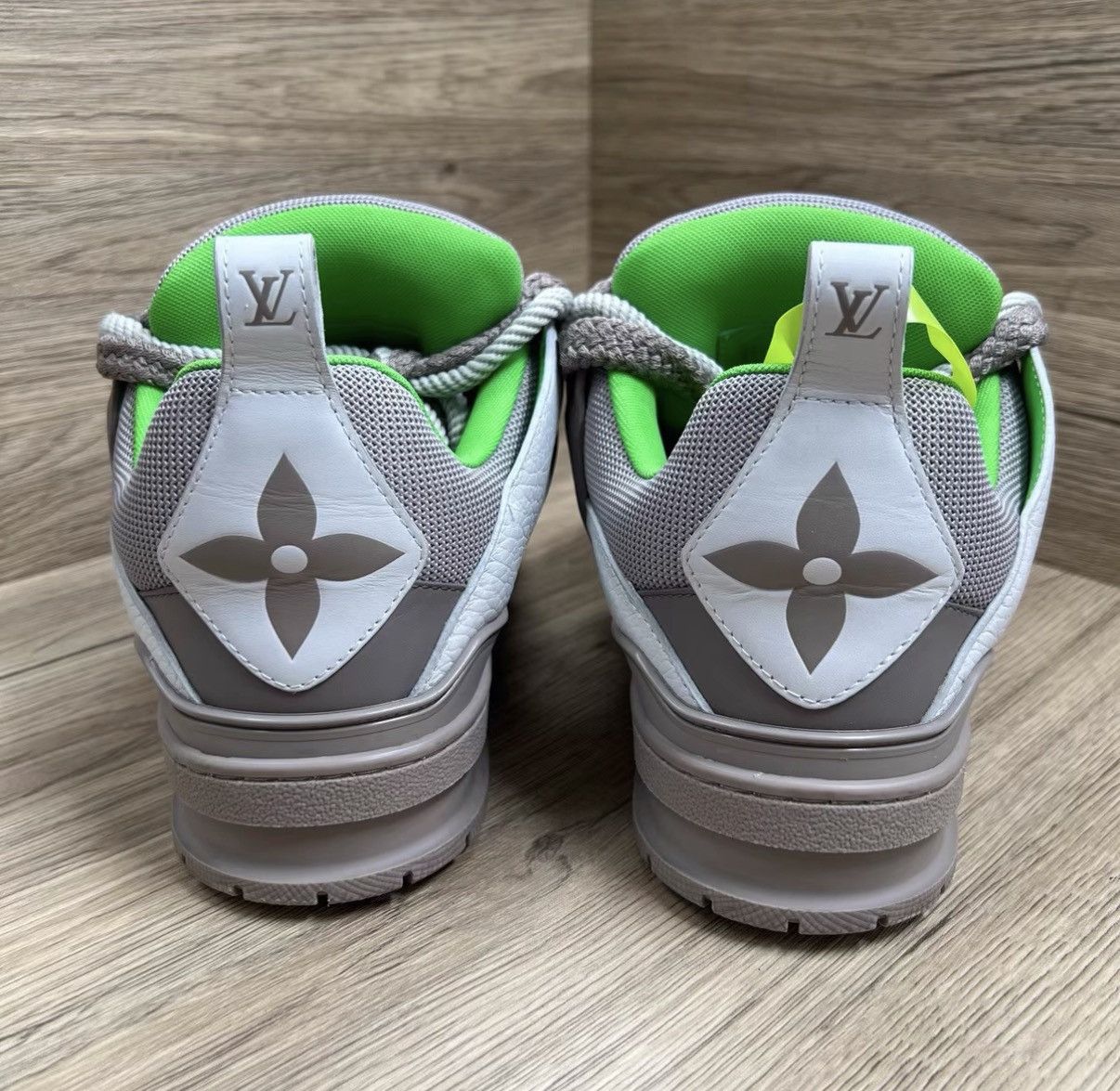 Louis Vuitton Louis Vuitton Skate Grey-Green Bread Sneakers J41 Size US 9 / EU 42 - 5 Thumbnail