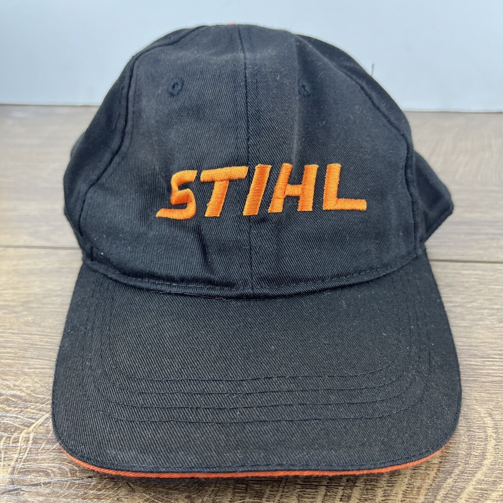 Other STIHL Hat Stihl Cap Black Hat Adjustable Adult Size Hat Cap Size ONE SIZE - 1 Thumbnail