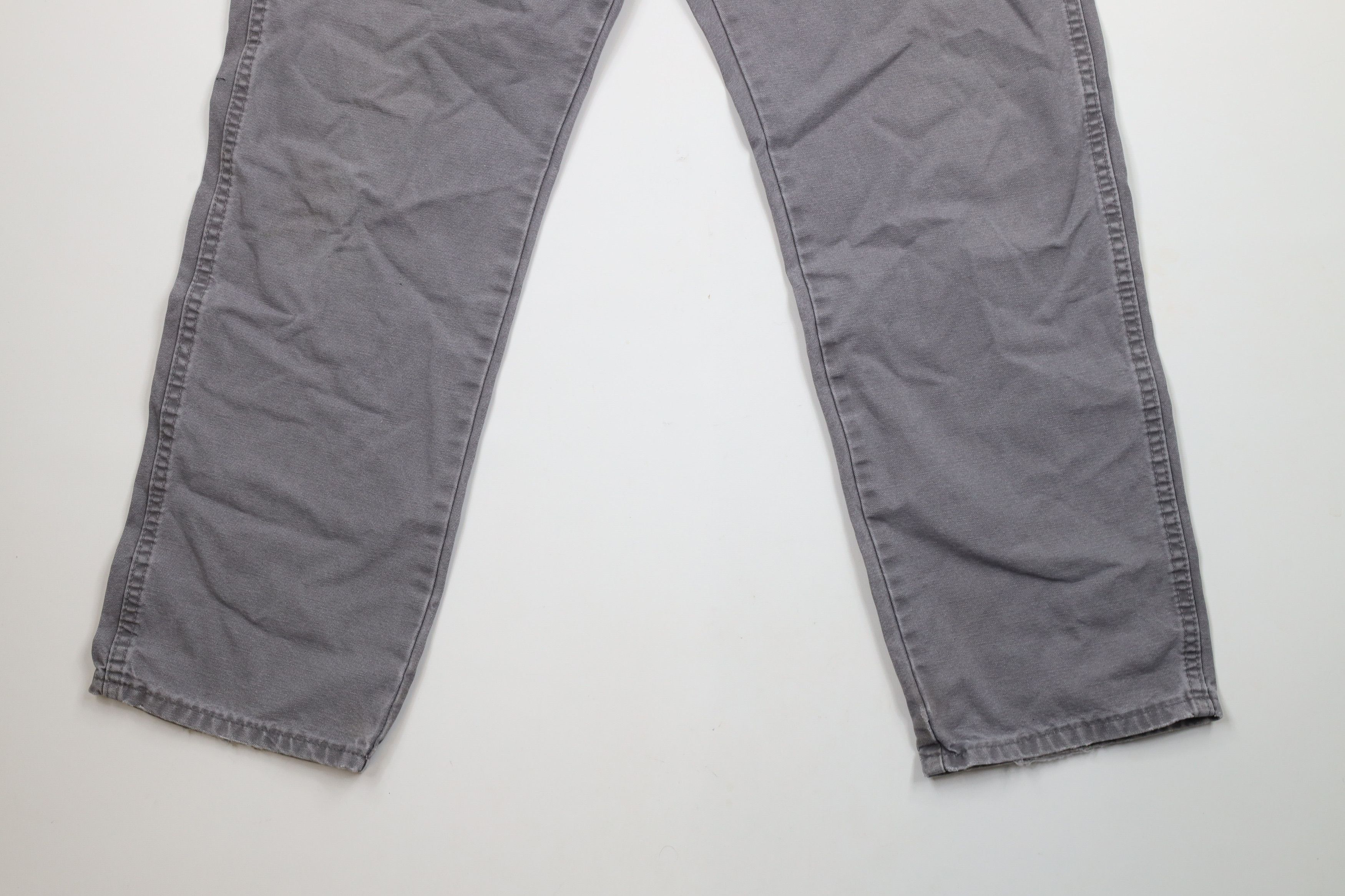 Dickies × Vintage Vintage Dickies Spell Out Relaxed Fit Canvas Pants Gray Size US 34 / EU 50 - 4 Thumbnail