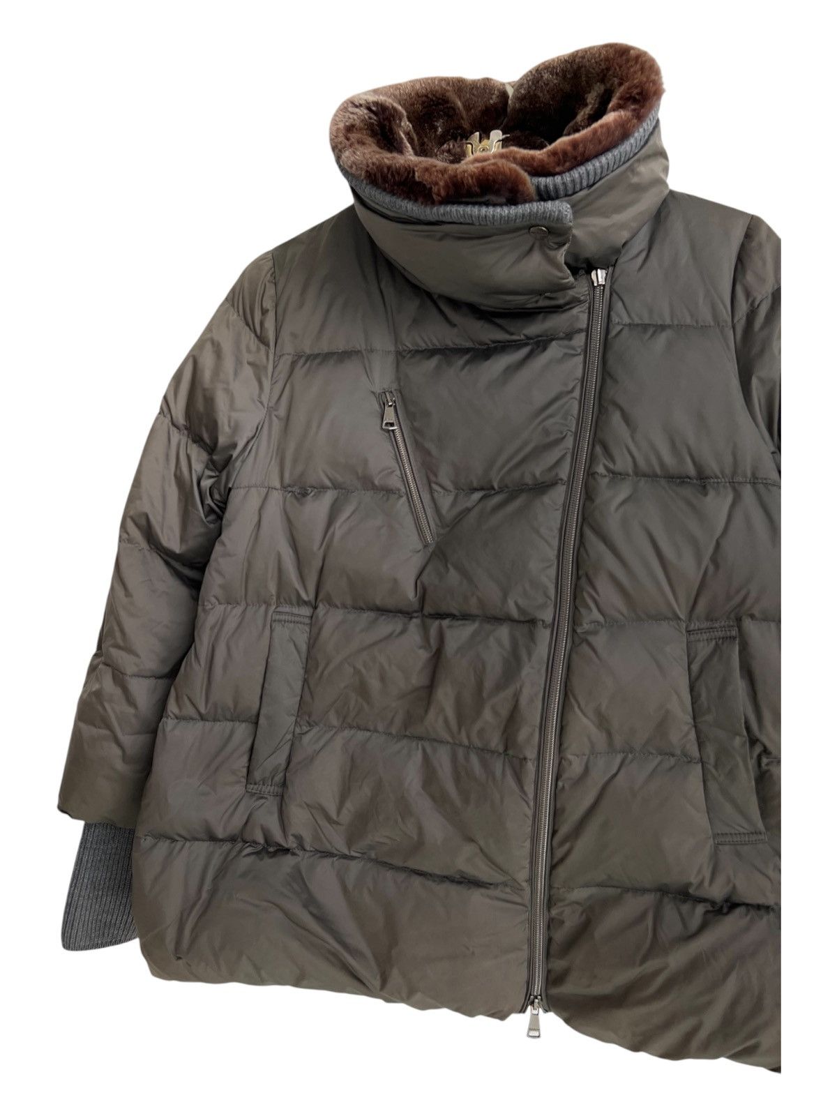 Duvetica MABRUN 🇮🇹 Moncler Genius 🐇 Fur APCLPS Lightweight Down Jacket Size M / US 6-8 / IT 42-44 - 6 Thumbnail
