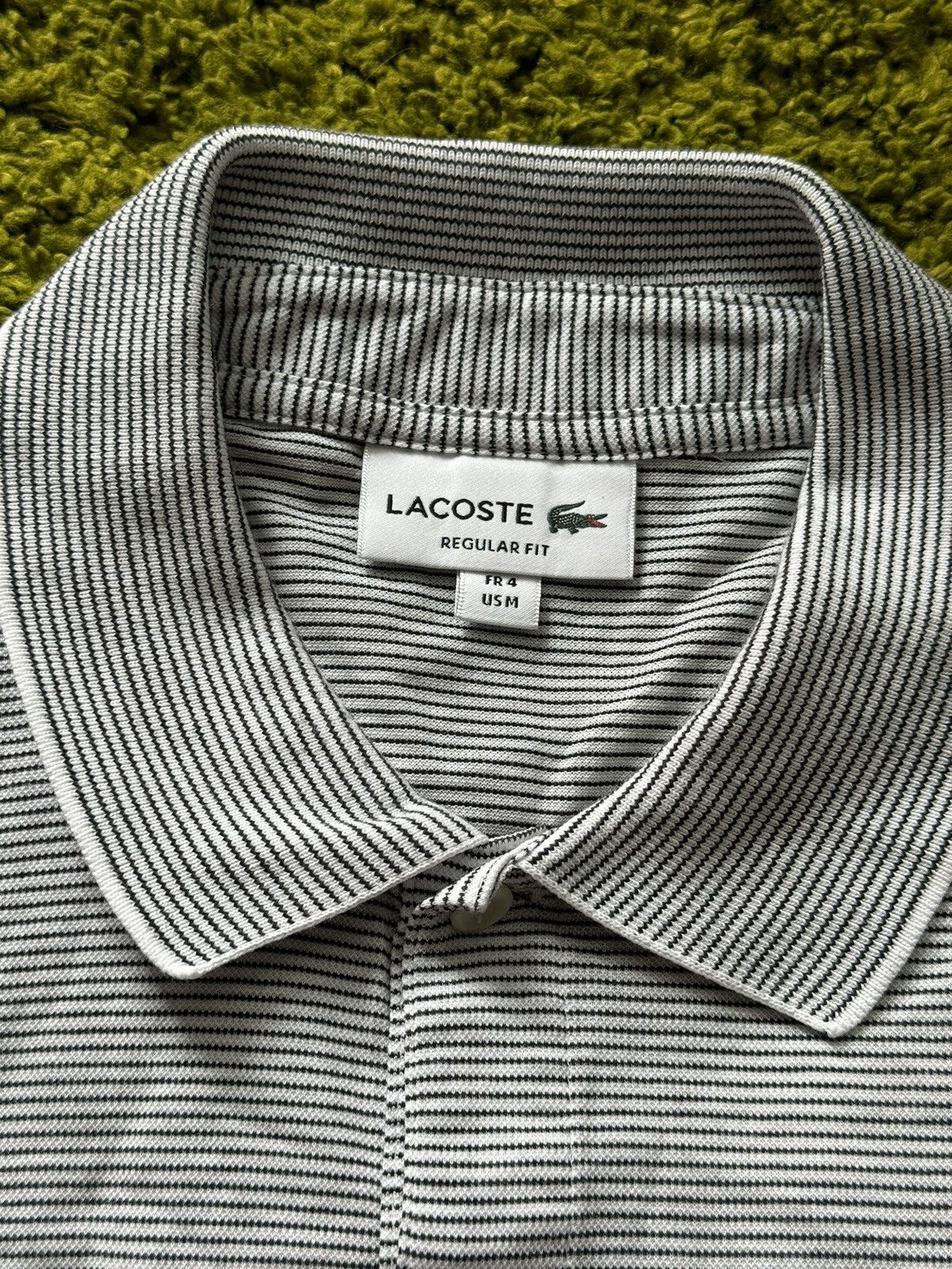 Designer × Lacoste 🐊 Lacoste striped polo t-shirt Size US M / EU 48-50 / 2 - 2 Thumbnail