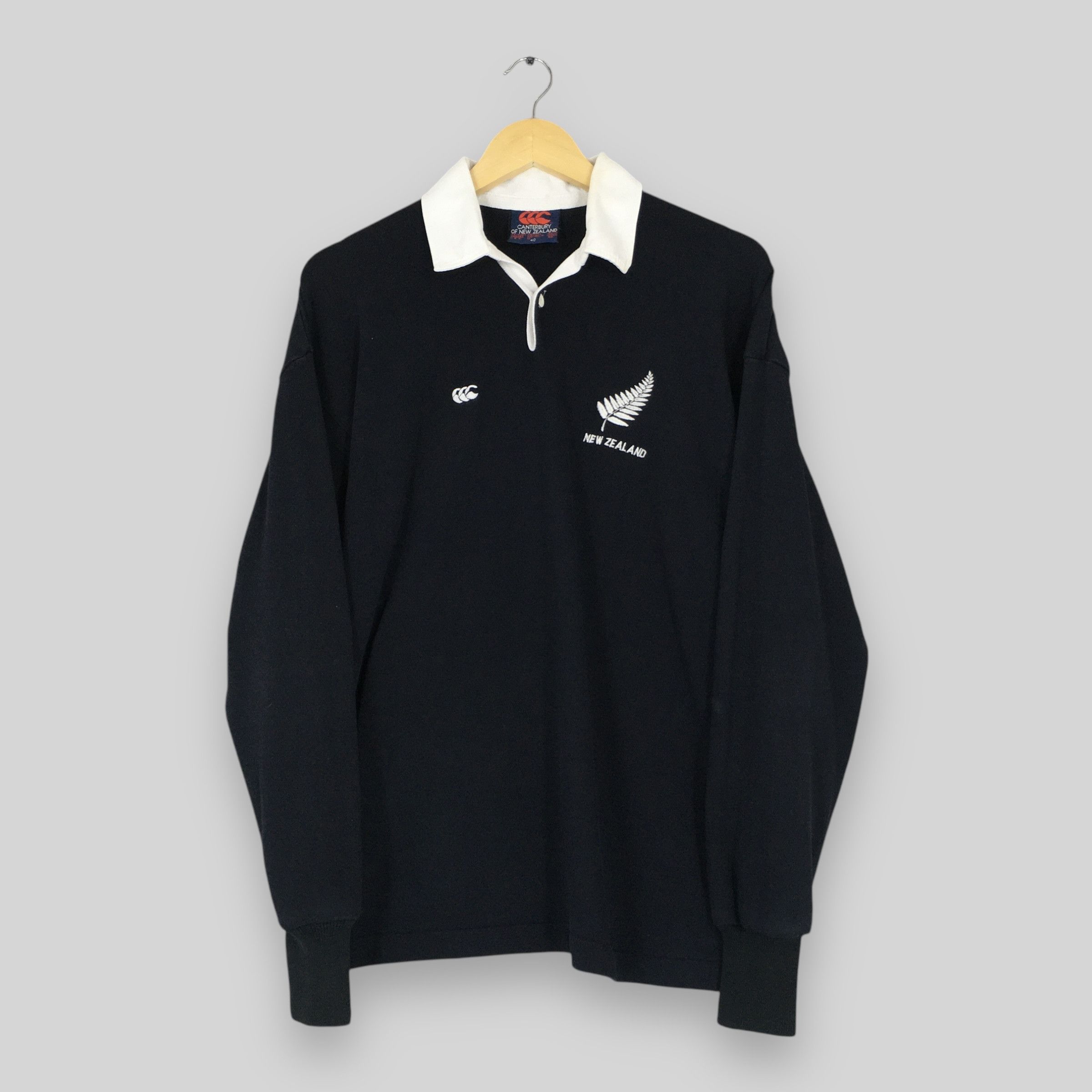 Canterbury of New Zealand Vintage Canterbury Of New Zealand All Blacks Rugby Shirt M Size US M / EU 48-50 / 2 - 1 Thumbnail