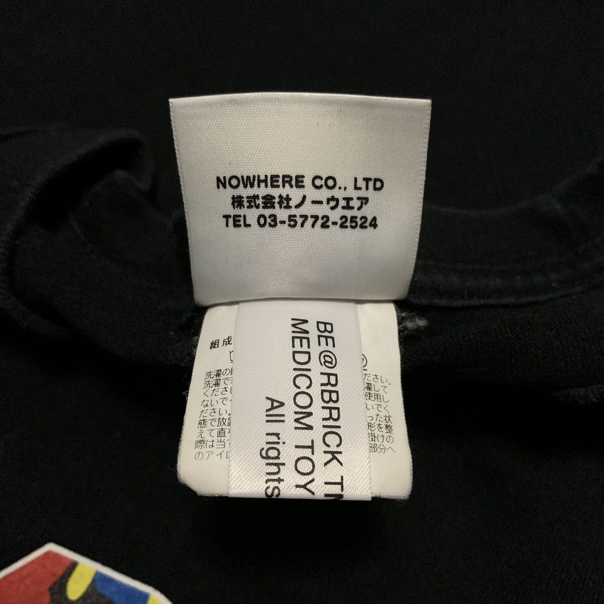 Bape Bape Large Bearbrick Medicom Play Black Tee A Bathing 2019 Size US L / EU 52-54 / 3 - 7 Thumbnail