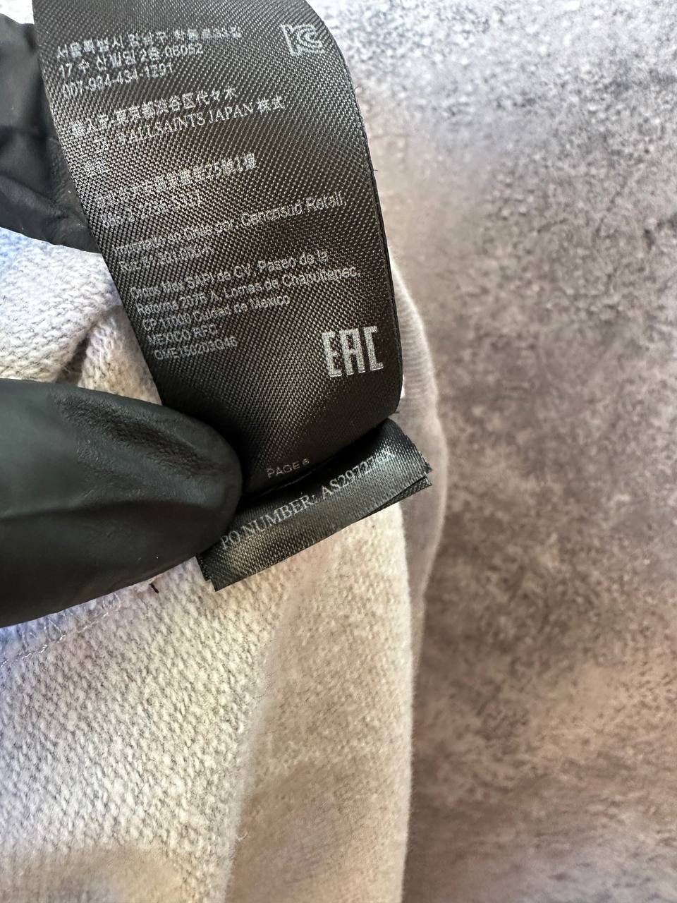 Allsaints ALLSAINTS Aven Crew Sweatshirt Gray Pullover LS Oversized Size US S / EU 44-46 / 1 - 13 Thumbnail
