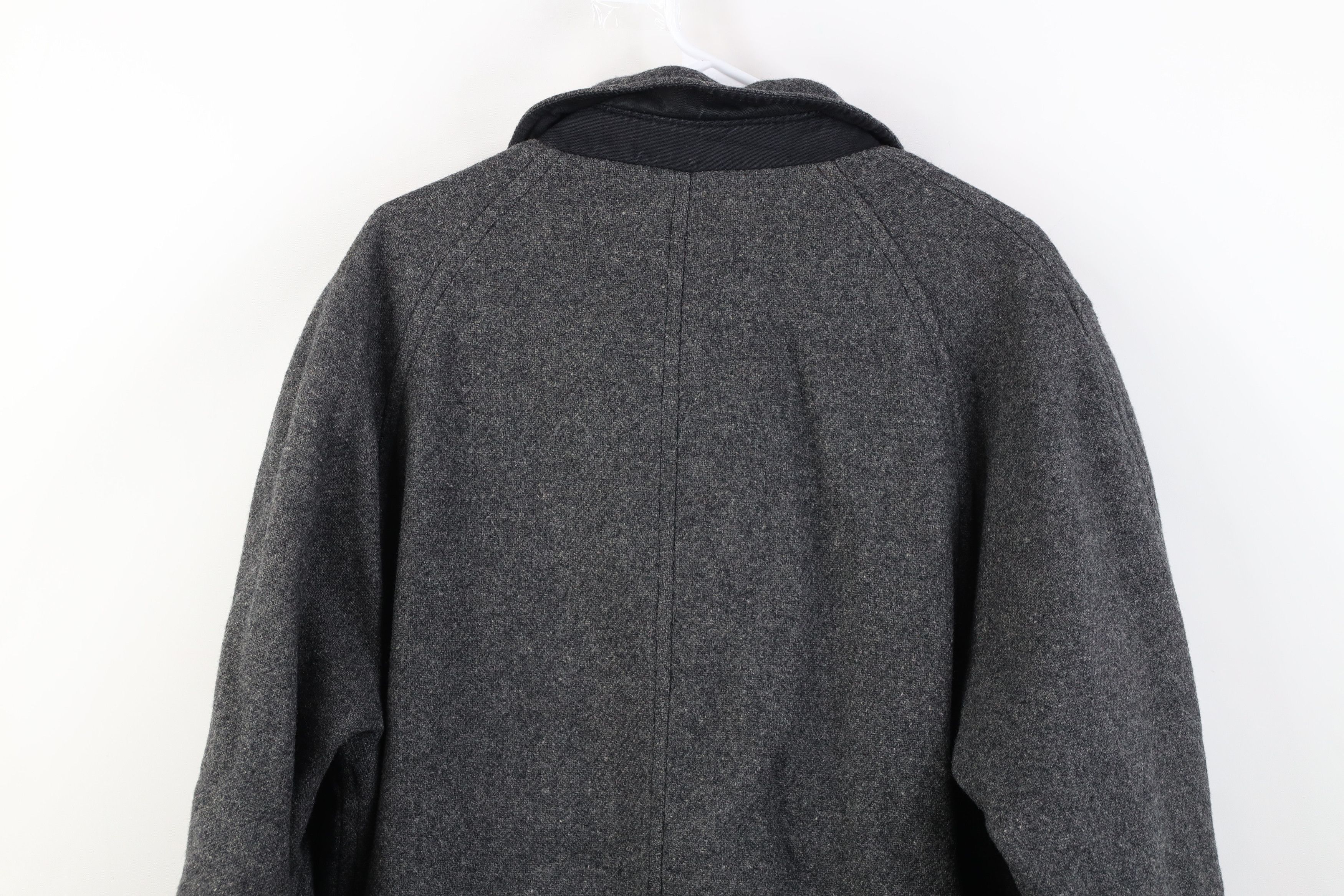 Vintage Vintage 60s Rockabilly Reversible Wool Trench Coat USA Size US XXL / EU 58 / 5 - 17 Thumbnail