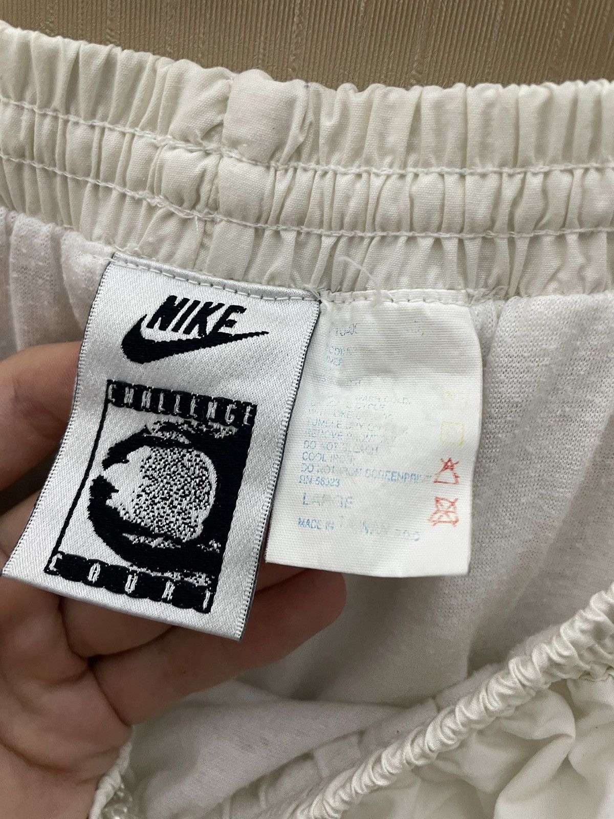 Nike × Vintage Nike Challenge court vintage nylone sweatpants 90s Size US 34 / EU 50 - 2 Thumbnail