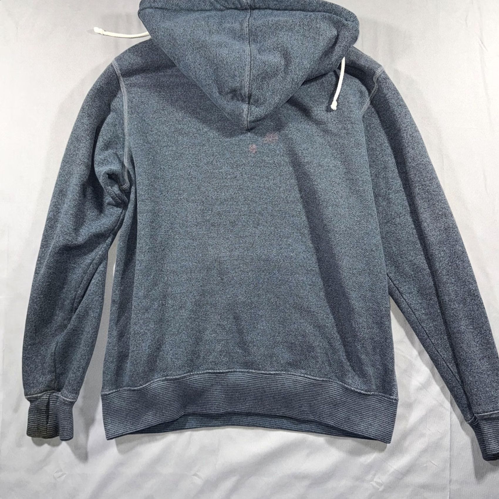 KangaROOS Iron & Resin Hoodie Mens M Blue Henley Kangaroo Pocket Knit Pullover Henley Hooded Sweatshirt Regular Crew Neck Long Sleeve Front Logo Pocket Size US M / EU 48-50 / 2 - 2 Thumbnail