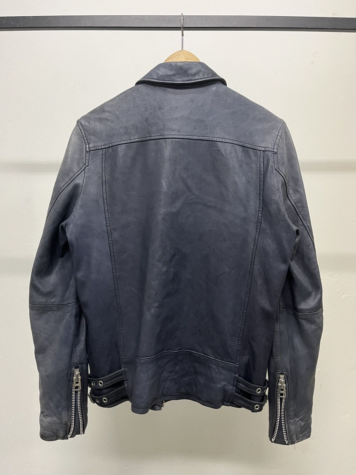KMRii Nano Universe Archive Goat Leather Biker Jacket Punk Size US M / EU 48-50 / 2 - 8 Thumbnail