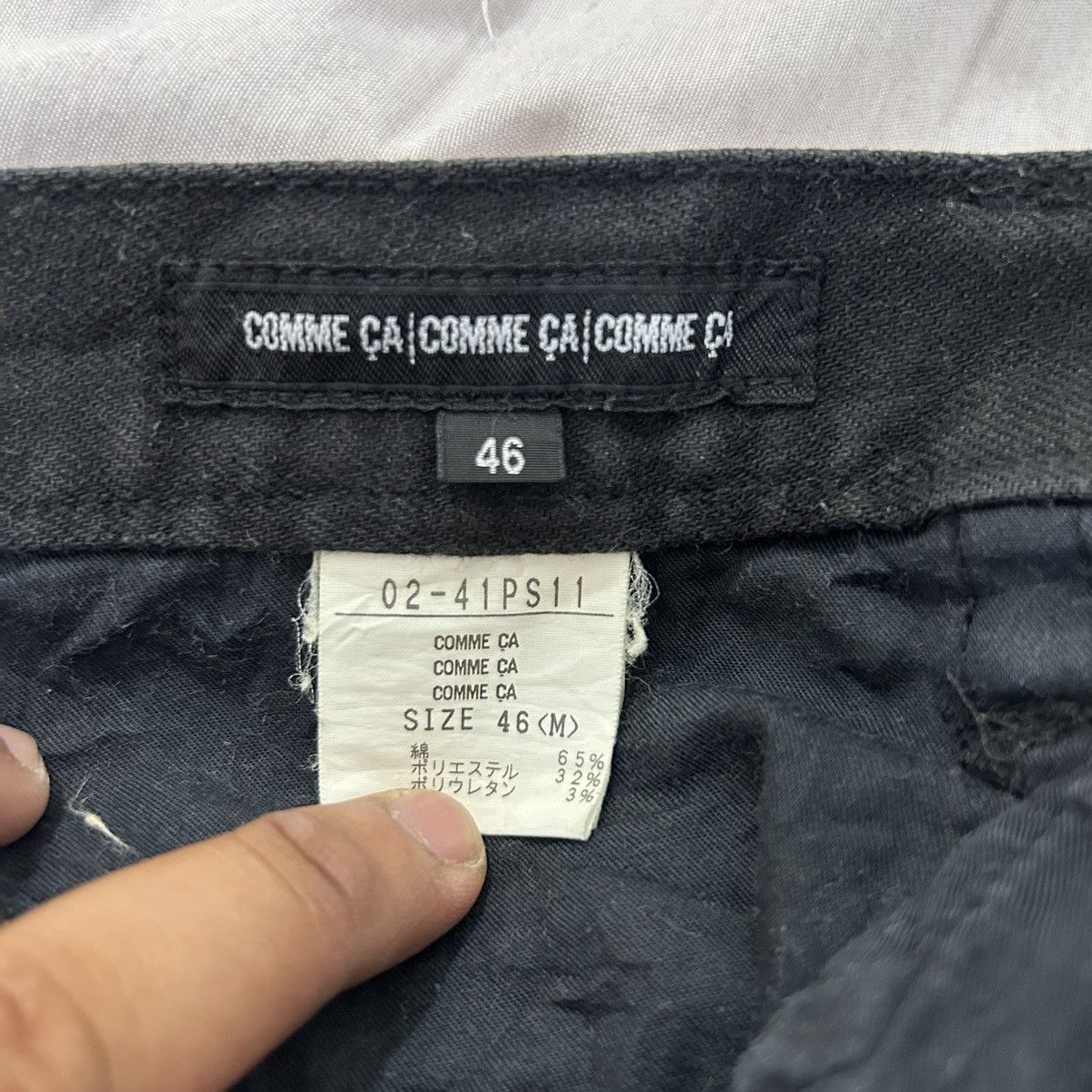 Comme Ca Ism Vintage Comme Ça|Comme Ça| Comme Ça Black Pants Size US 32 / EU 48 - 11 Thumbnail