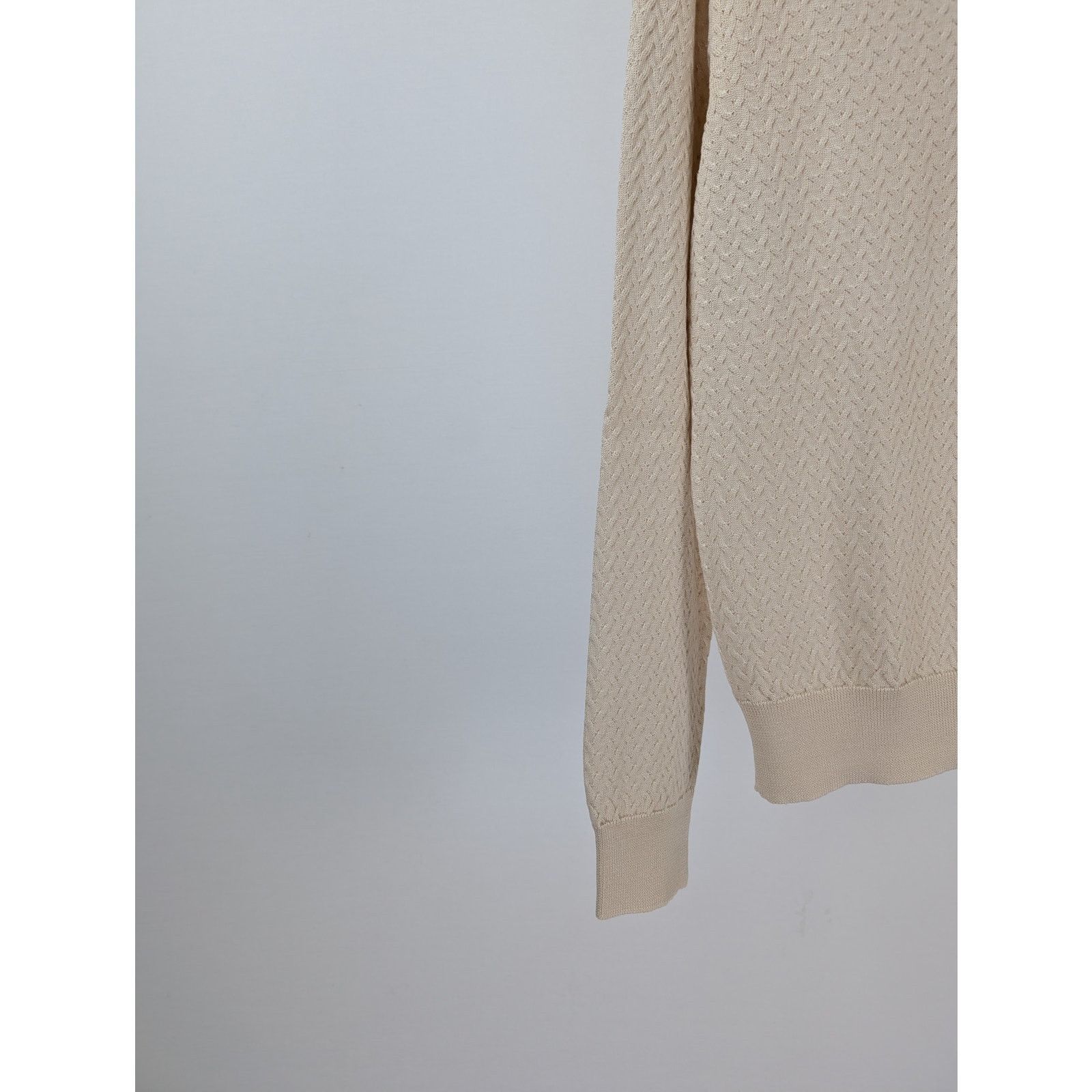 Tom Ford o1rshd1 V-Neck Sweatshirt in Beige Size US M / EU 48-50 / 2 - 5 Thumbnail