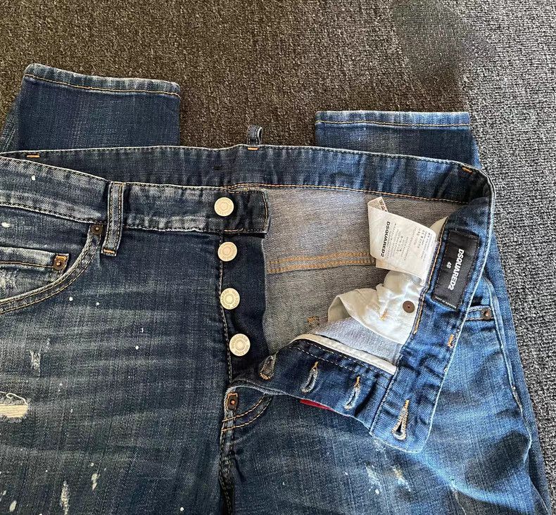 Dsquared2 Dsquared2 Skater Fit Jeans Size US 34 / EU 50 - 2 Thumbnail