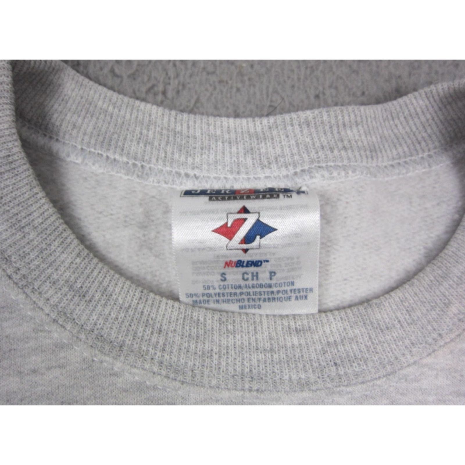 Jerzees VINTAGE Jerzees Sweatshirt Mens S Gray Graphic Print 90s Humane Society Animals Crew Neck Pullover Size US S / EU 44-46 / 1 - 7 Thumbnail