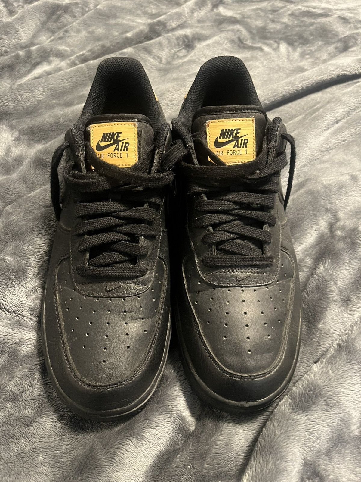 Nike Black AF1 Size US 10 / EU 43 - 1 Thumbnail