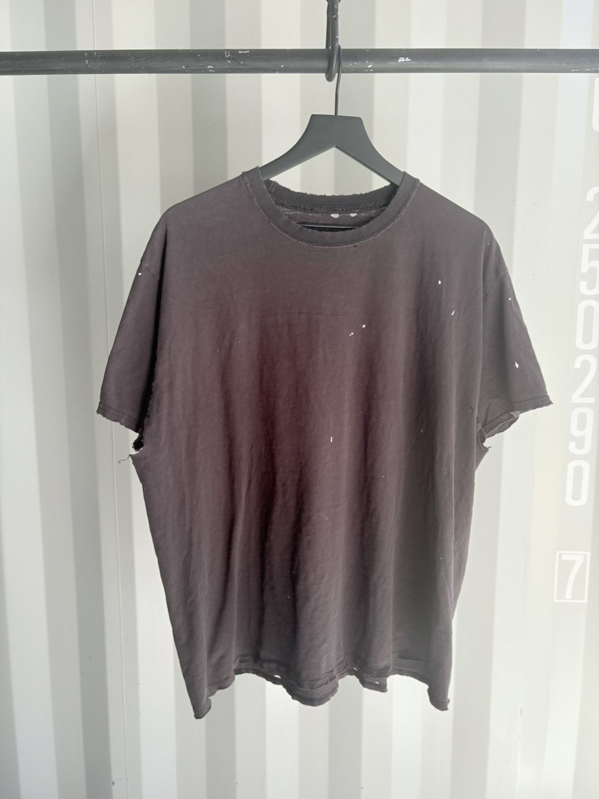 Vintage Vintage Blank Shirt Distressed Faded Grunge Thrashed Size US XXL / EU 58 / 5 - 1 Thumbnail