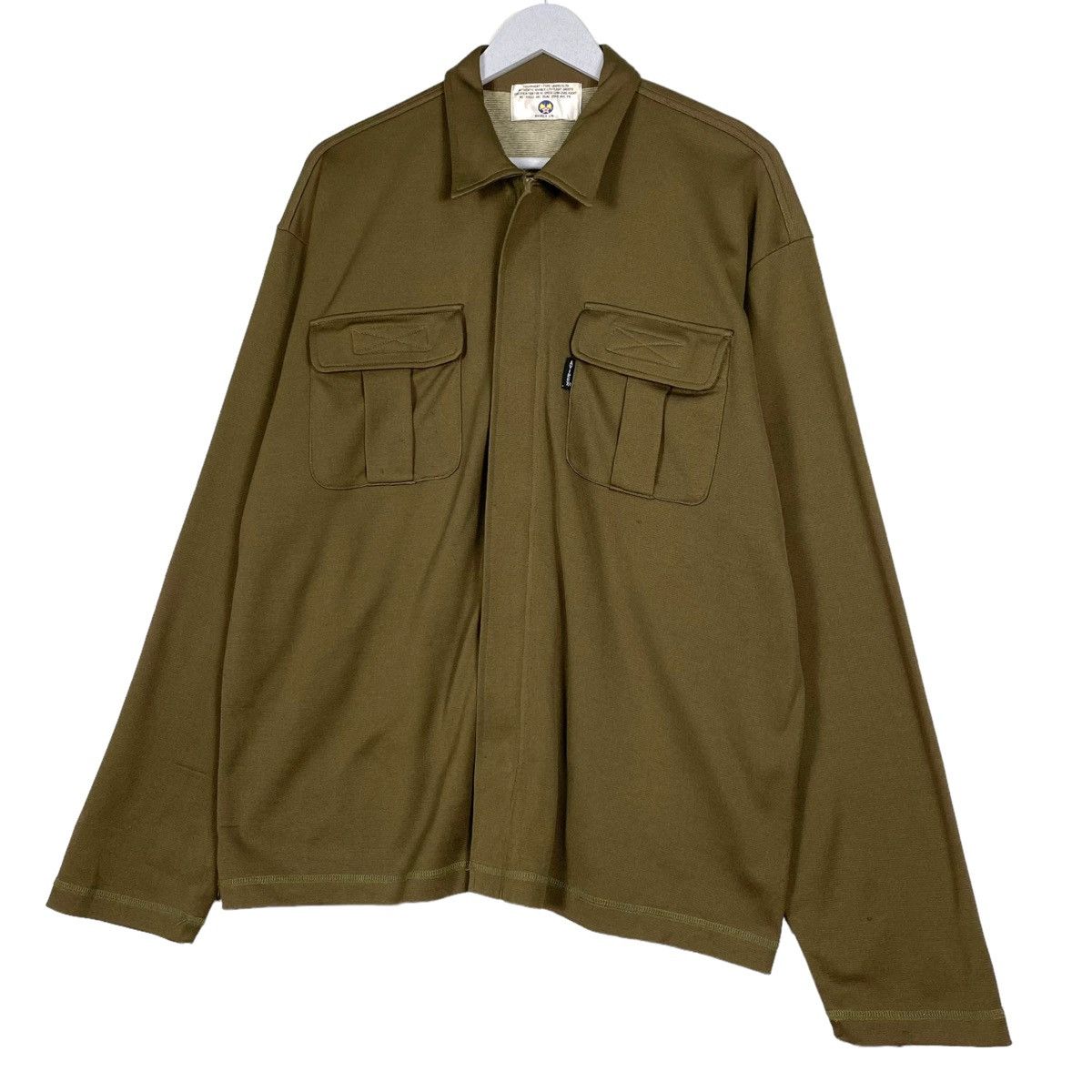 Avirex 💥AVIREX DOUBLE POCKET ZIP LINEN JACKET Size US L / EU 52-54 / 3 - 2 Thumbnail