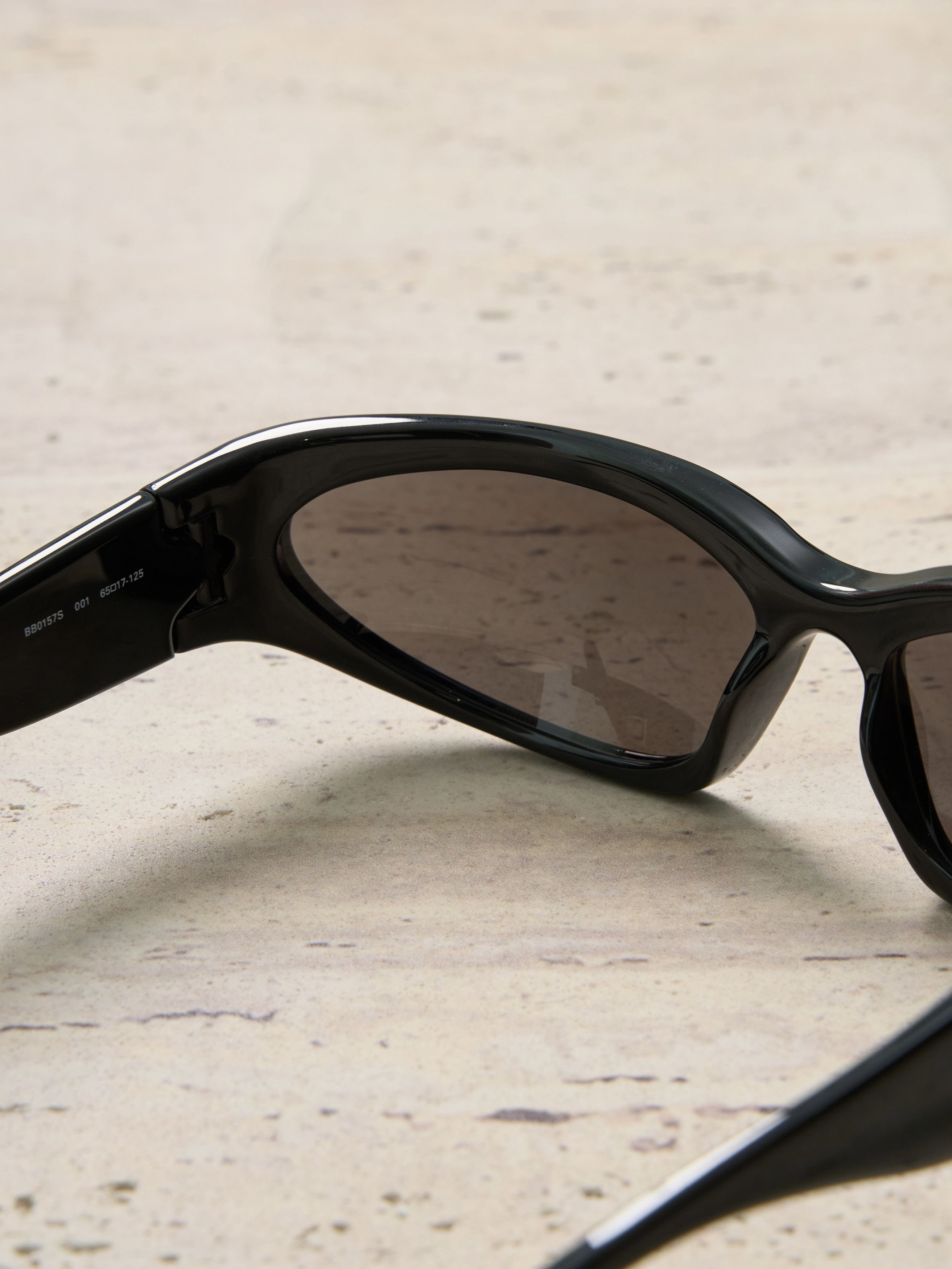 Balenciaga BALENCIAGA BB0157S 001 Sunglasses BLACK Size ONE SIZE - 7 Thumbnail