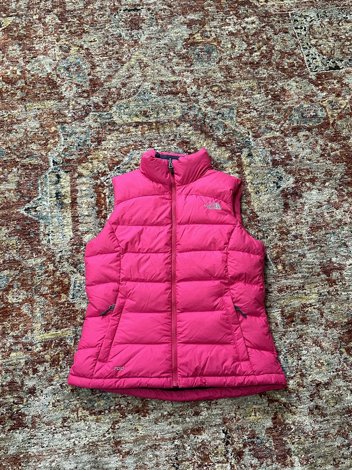 image of The North Face Vintage 700 Pink North Face Vest, Women's (Size Small)