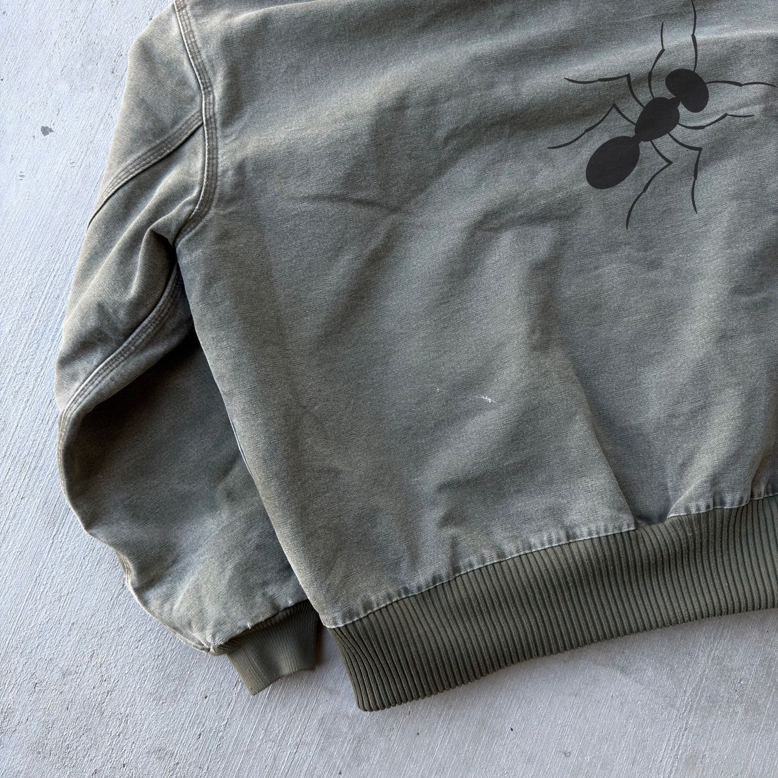 Carhartt × Vintage Carhartt J130 ARG green hooded work wear jacket Size US L / EU 52-54 / 3 - 7 Thumbnail