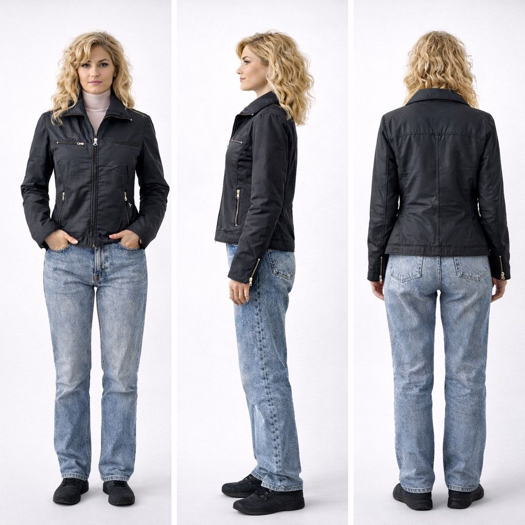 Katharine Hamnett London KATHARINE HAMNETT DENIM VINTAGE NYLON WOMEN ARCHIVE JACKET M Size M / US 6-8 / IT 42-44 - 3 Thumbnail