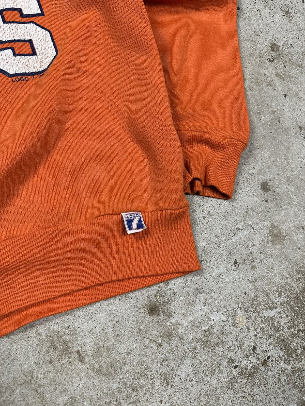 Logo 7 Vintage 90s Chicago Bears NFL Orange Crewneck Sweatshirt Size US L / EU 52-54 / 3 - 3 Thumbnail