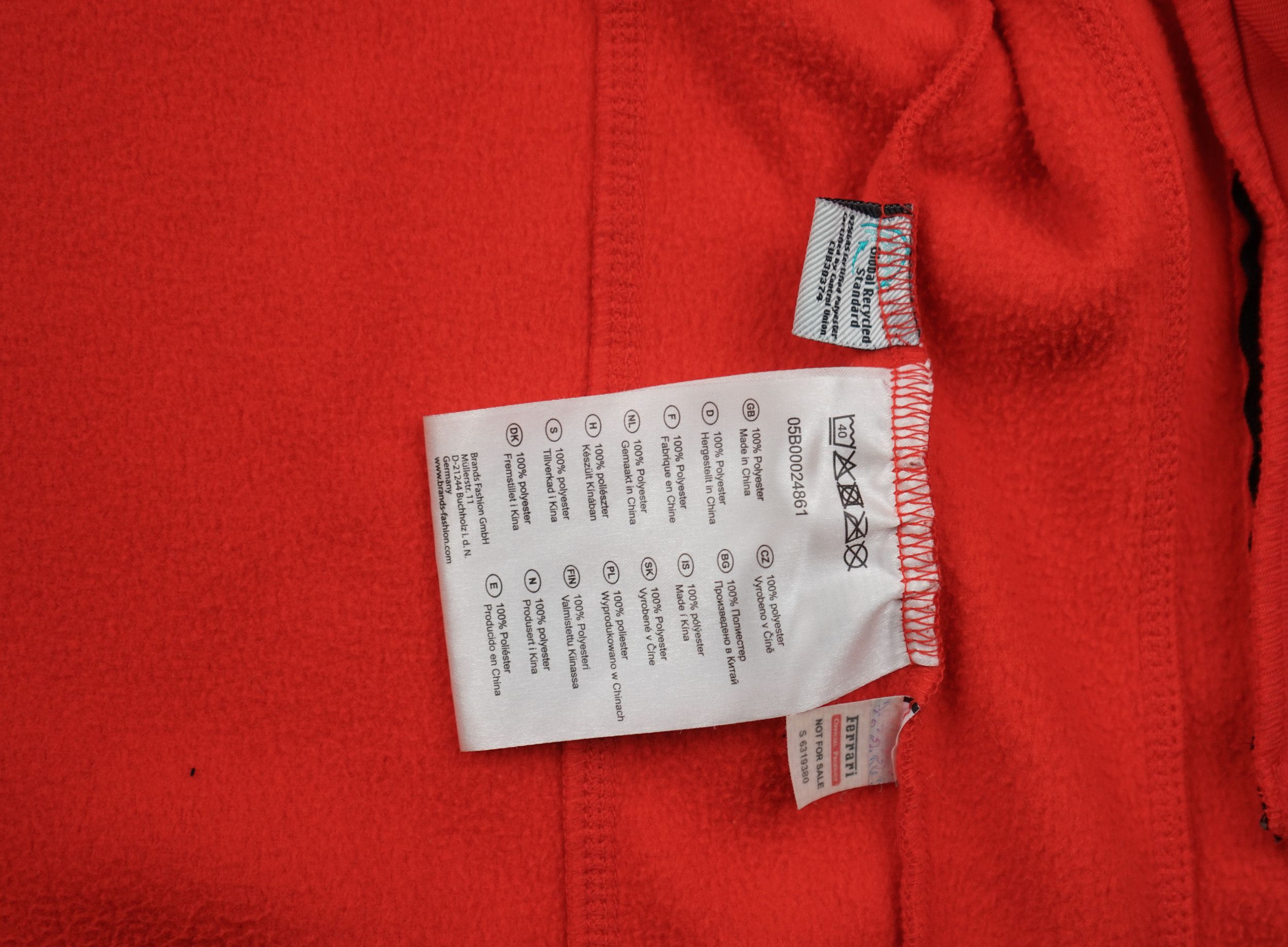 Ferrari × Vintage Real Scuderia Ferrari Fleece Jacket Size US L / EU 52-54 / 3 - 11 Thumbnail