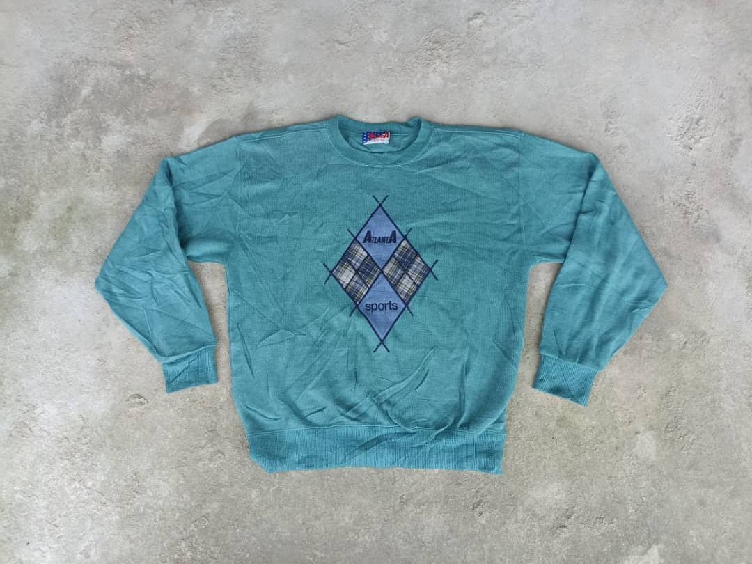 Japanese Brand Vintage Sweatshirt Atlanta Sport Size US M / EU 48-50 / 2 - 3 Thumbnail