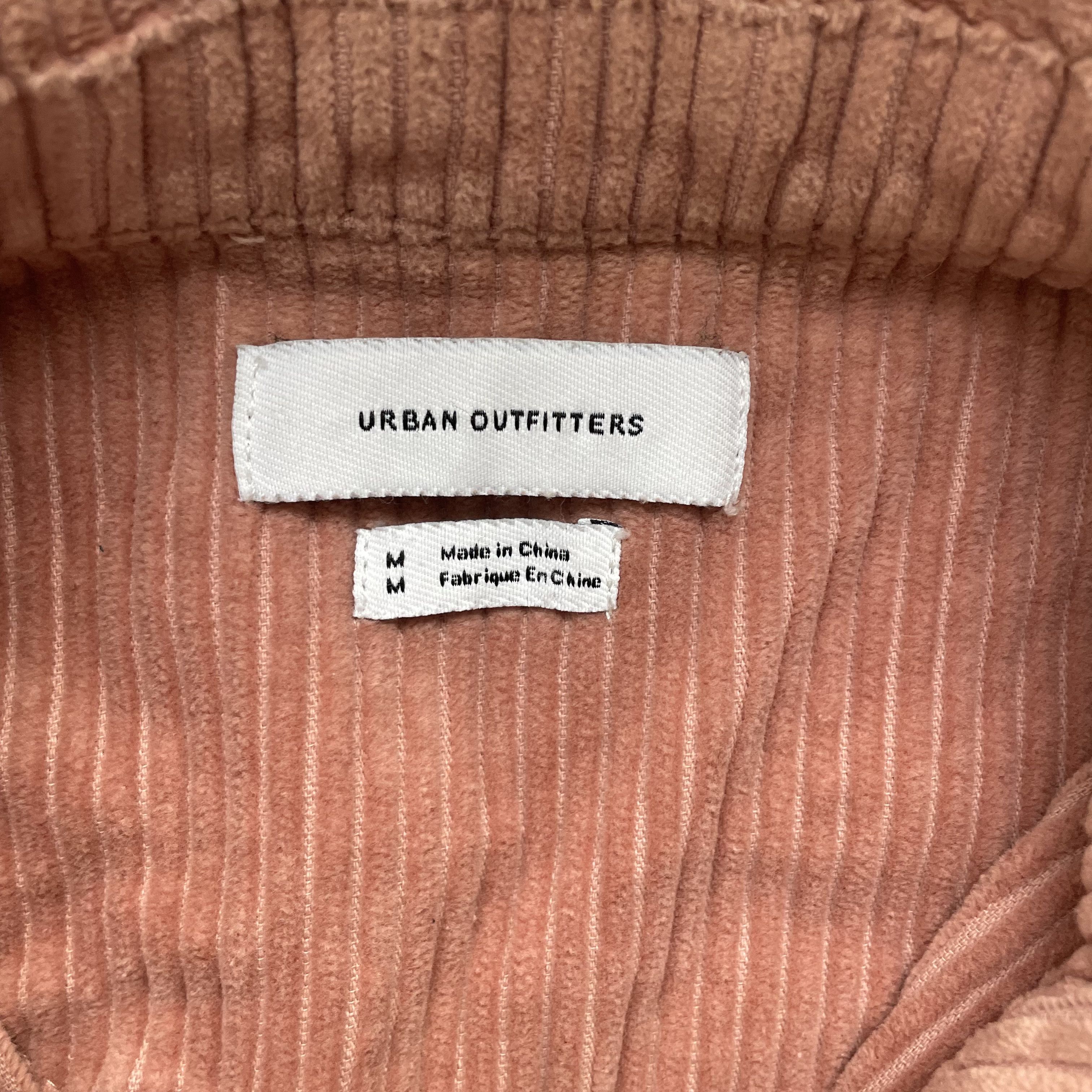 Urban Outfitters Urban Outfitters Corduroy Zip Shirt Jacket Rose Pink M Size US M / EU 48-50 / 2 - 2 Thumbnail