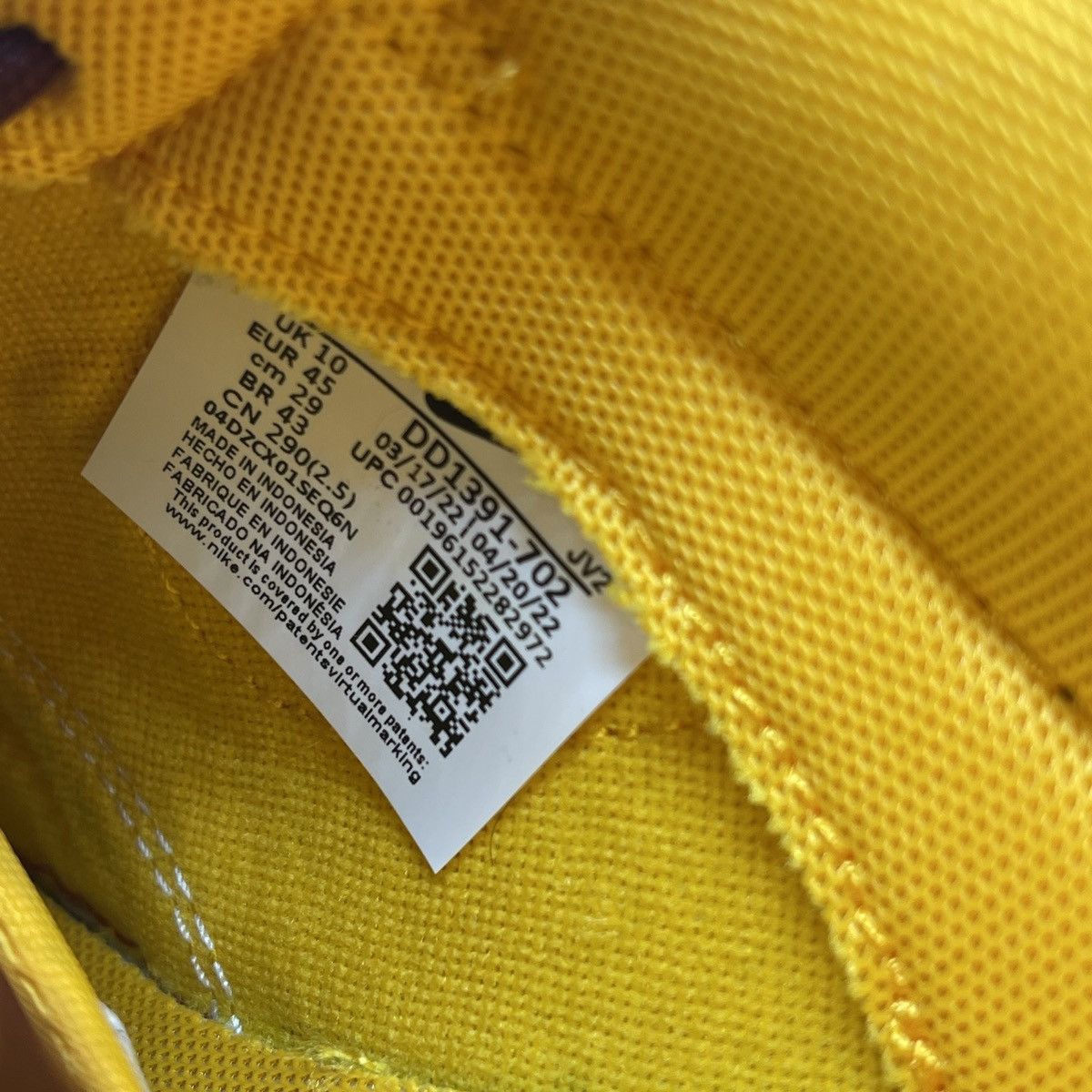 Nike Dunk low Arizona state Size US 11 / EU 44 - 8 Thumbnail