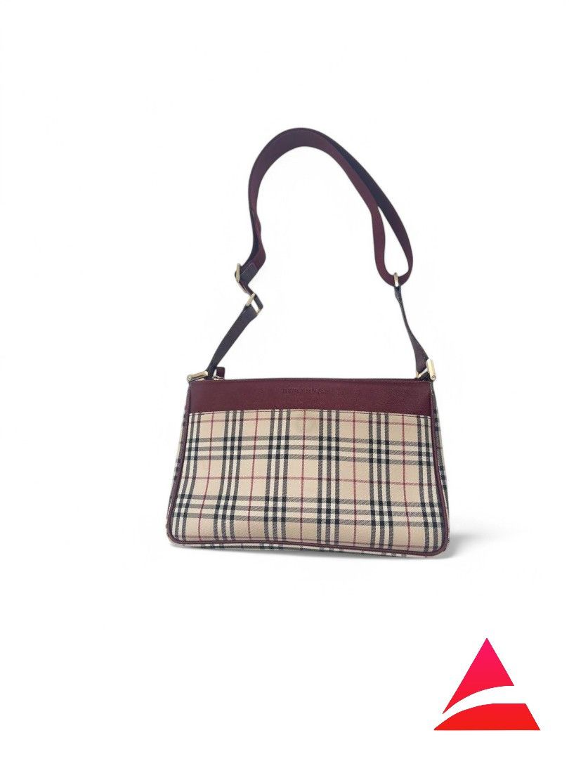Burberry Burberry - One Shoulder Bag Nova Check Beige Brown Size ONE SIZE - 1 Thumbnail